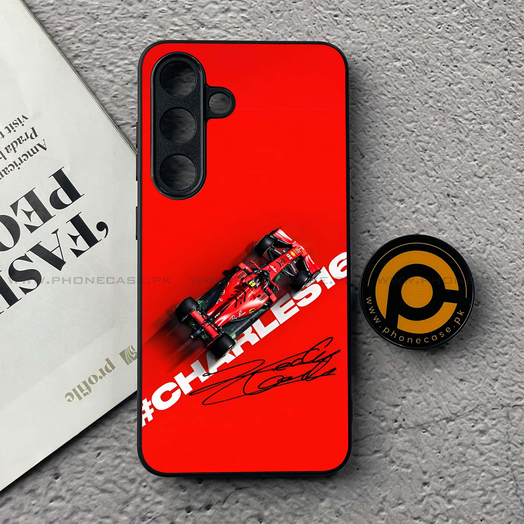 Samsung Galaxy S25 FE - Formula 1 Design Series - Premium Metal Printed soft Bumper shock Proof Case