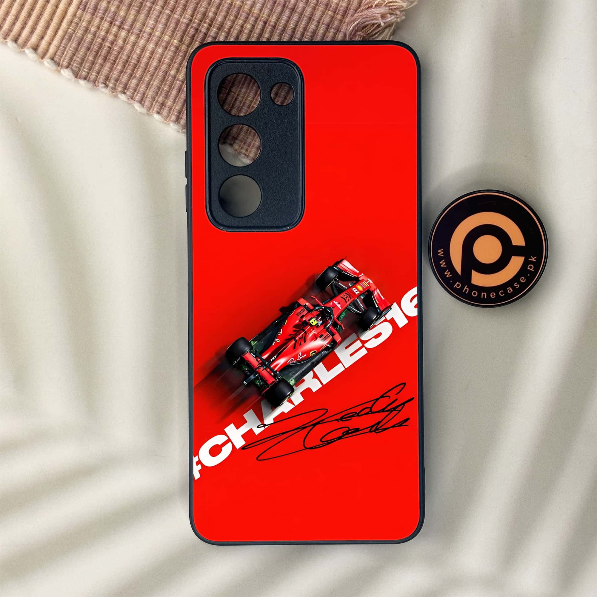 Oppo A5 2025 - Formula 1 Design Series - Premium Metal Printed soft Bumper shock Proof Case