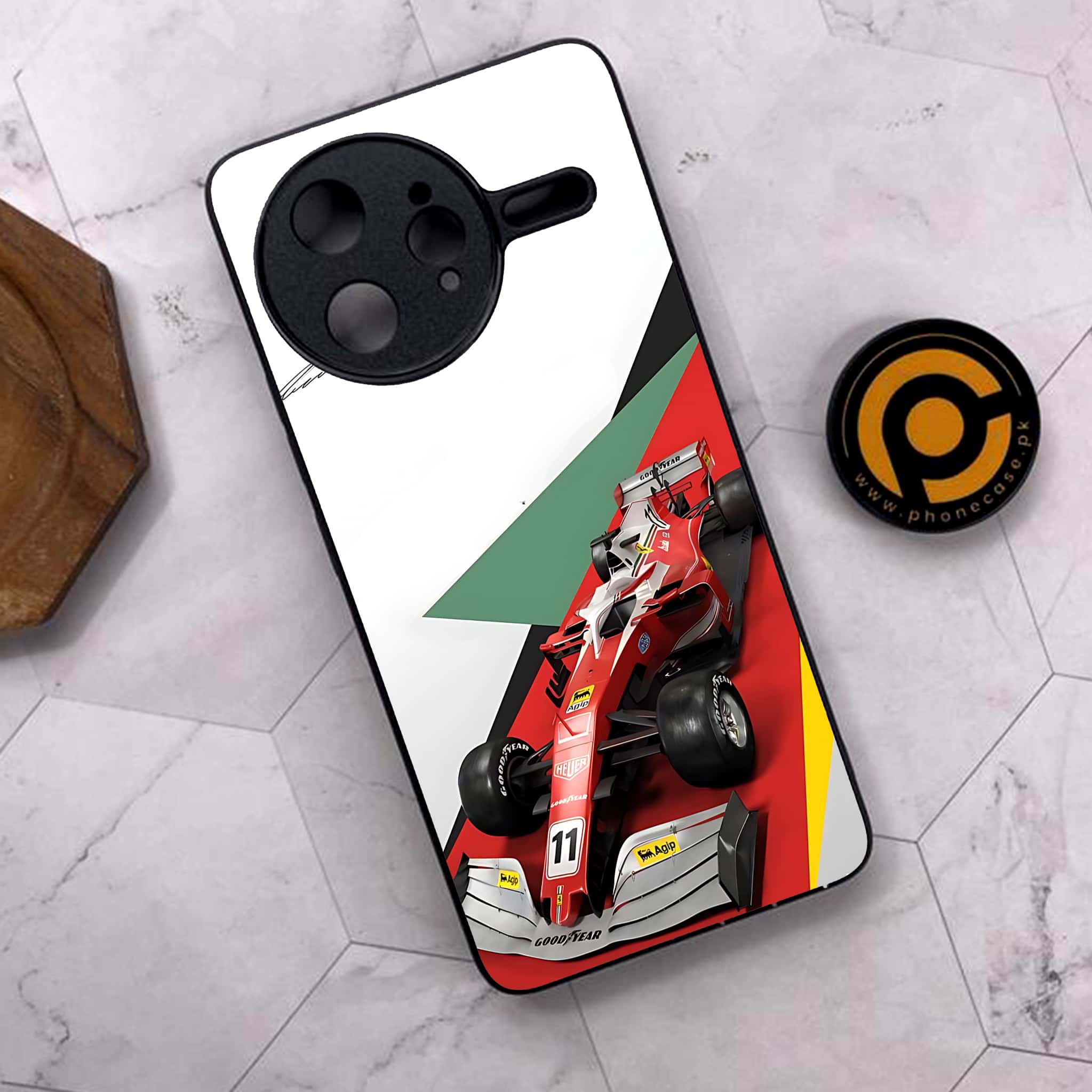 Xiaomi Poco F7 Ultra 5G - Formula 1 Design Series - Premium Metal Printed soft Bumper shock Proof Case