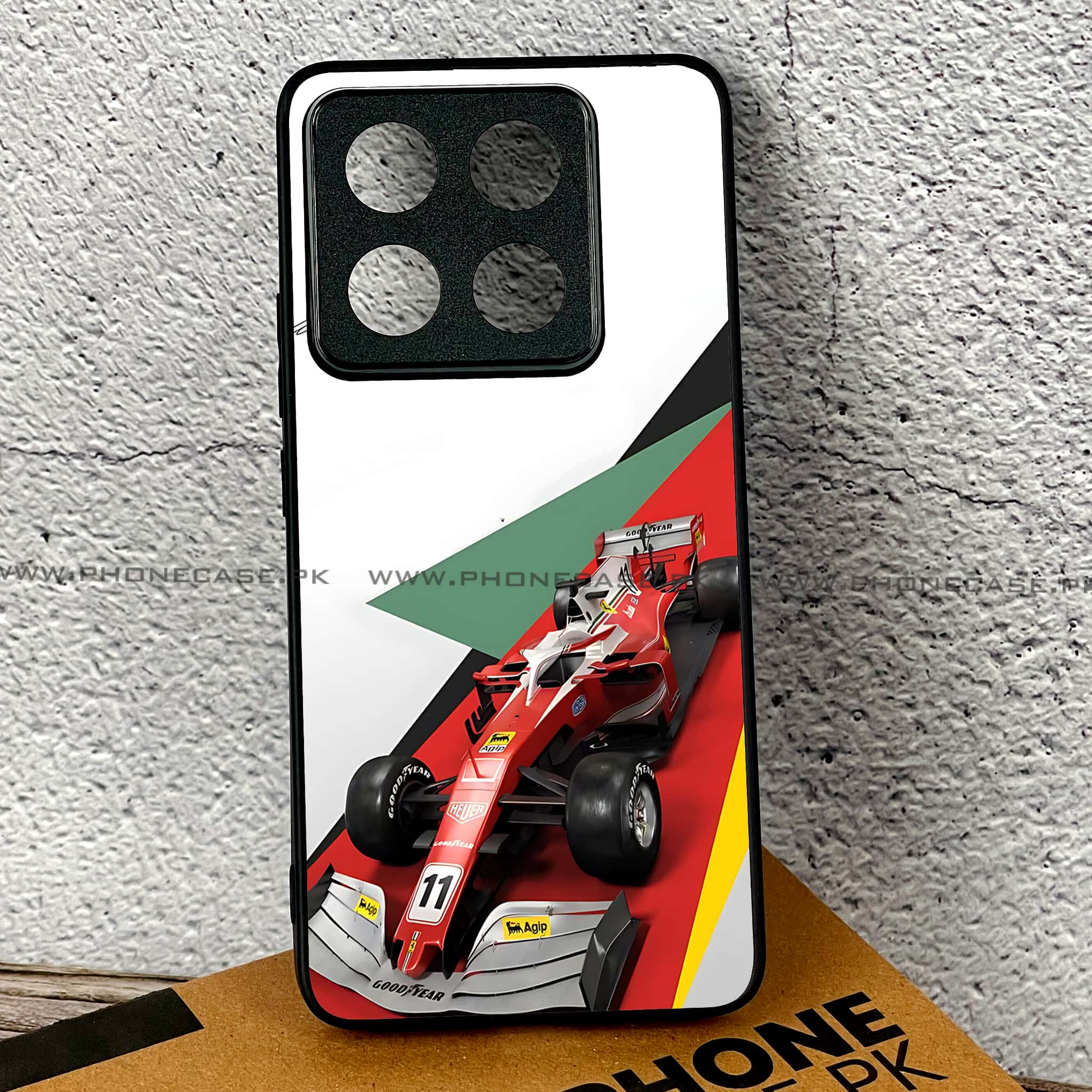 Xiaomi 14T - Formula 1 Design Series 2.0 - Premium Printed Glass soft Bumper shock Proof Case