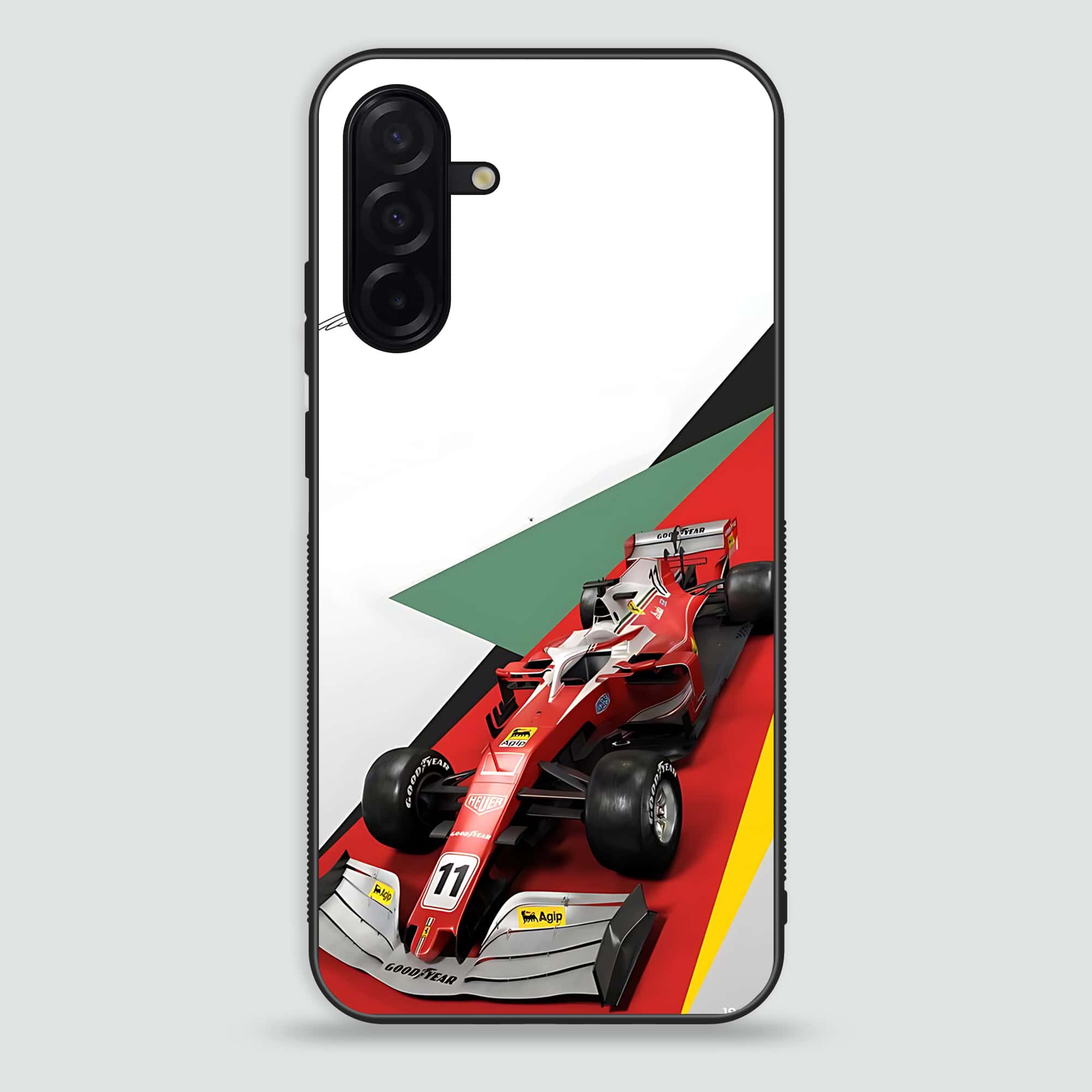 Samsung Galaxy A26 -   Formula 1 Design- Premium Printed Glass soft Bumper shock Proof Case