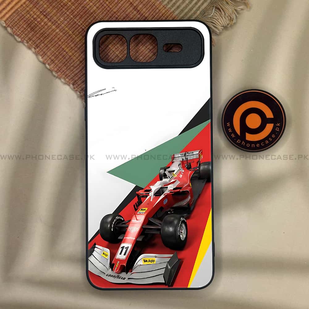 Infinix Smart 10 Plus - Formula 1 Design Series - Premium Metal Printed soft Bumper shock Proof Case