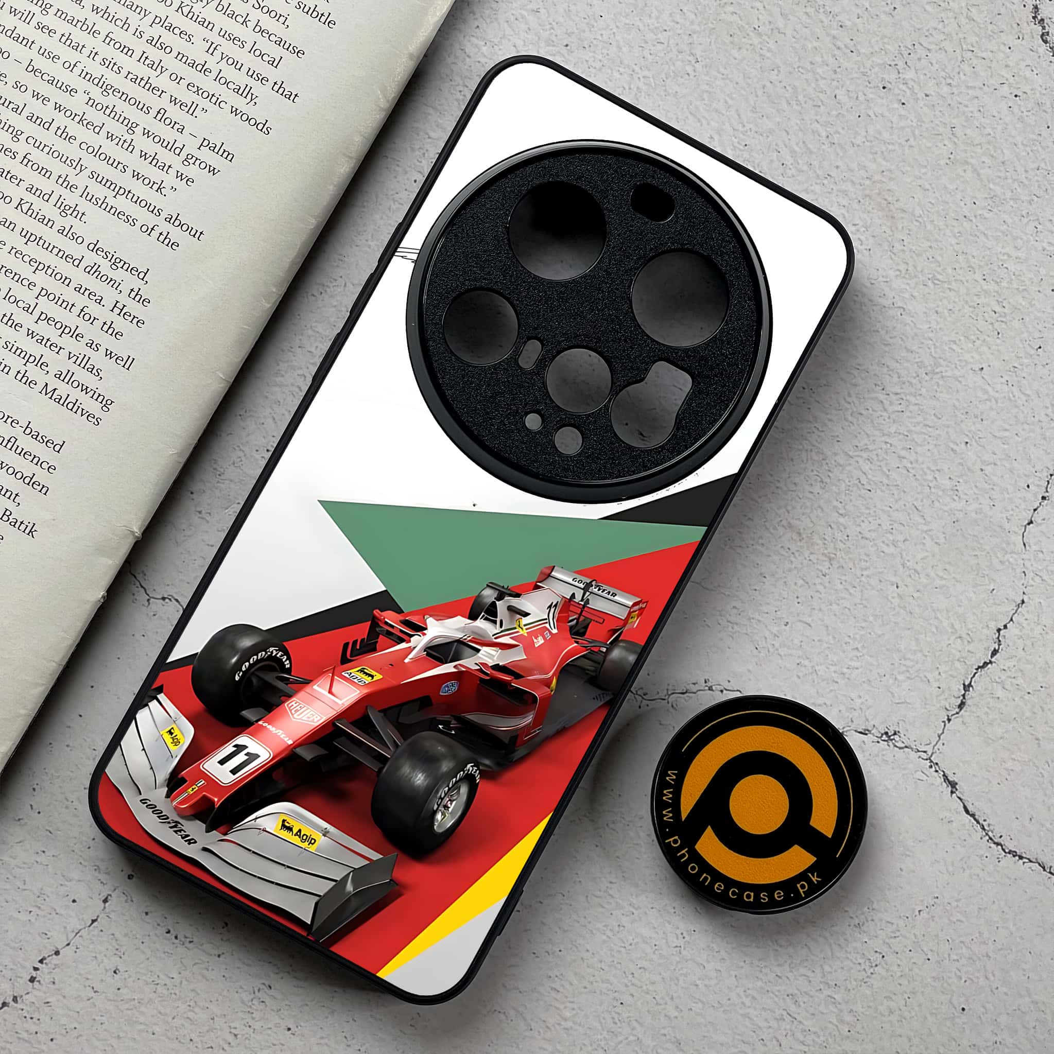 Xiaomi 15 Ultra - Formula 1 Design Series - Premium Metal Printed Soft Bumper Shockproof Case