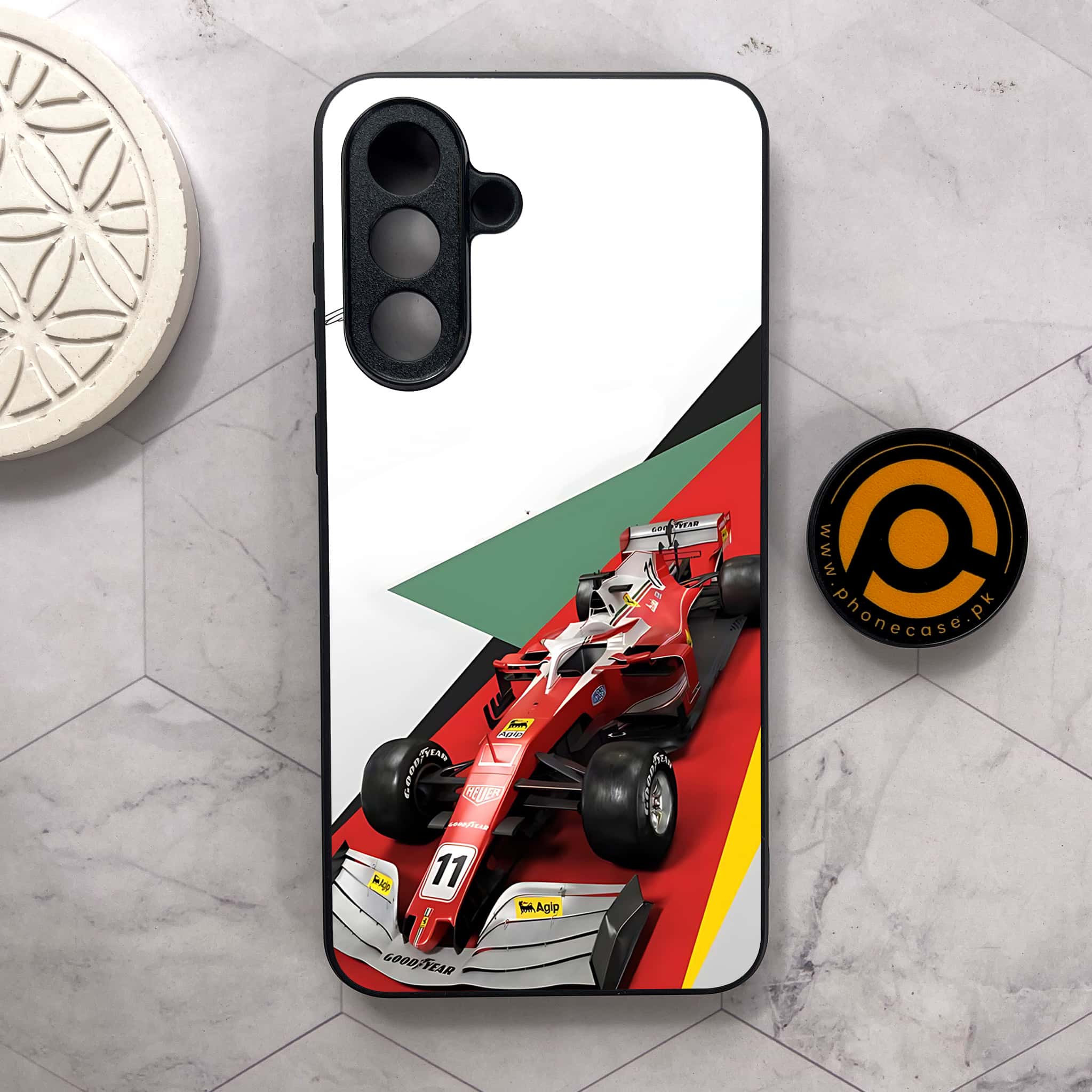 Samsung Galaxy A26 5G - Formula 1 Design Series - Premium Metal Printed soft Bumper shock Proof Case