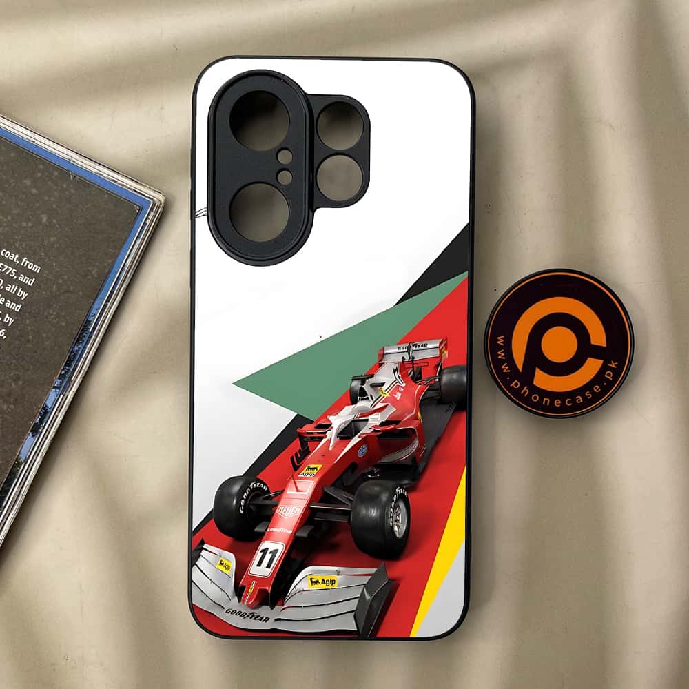 Vivo X200 FE - Formula 1 Design Series - Premium Metal Printed soft Bumper Shock Proof Case