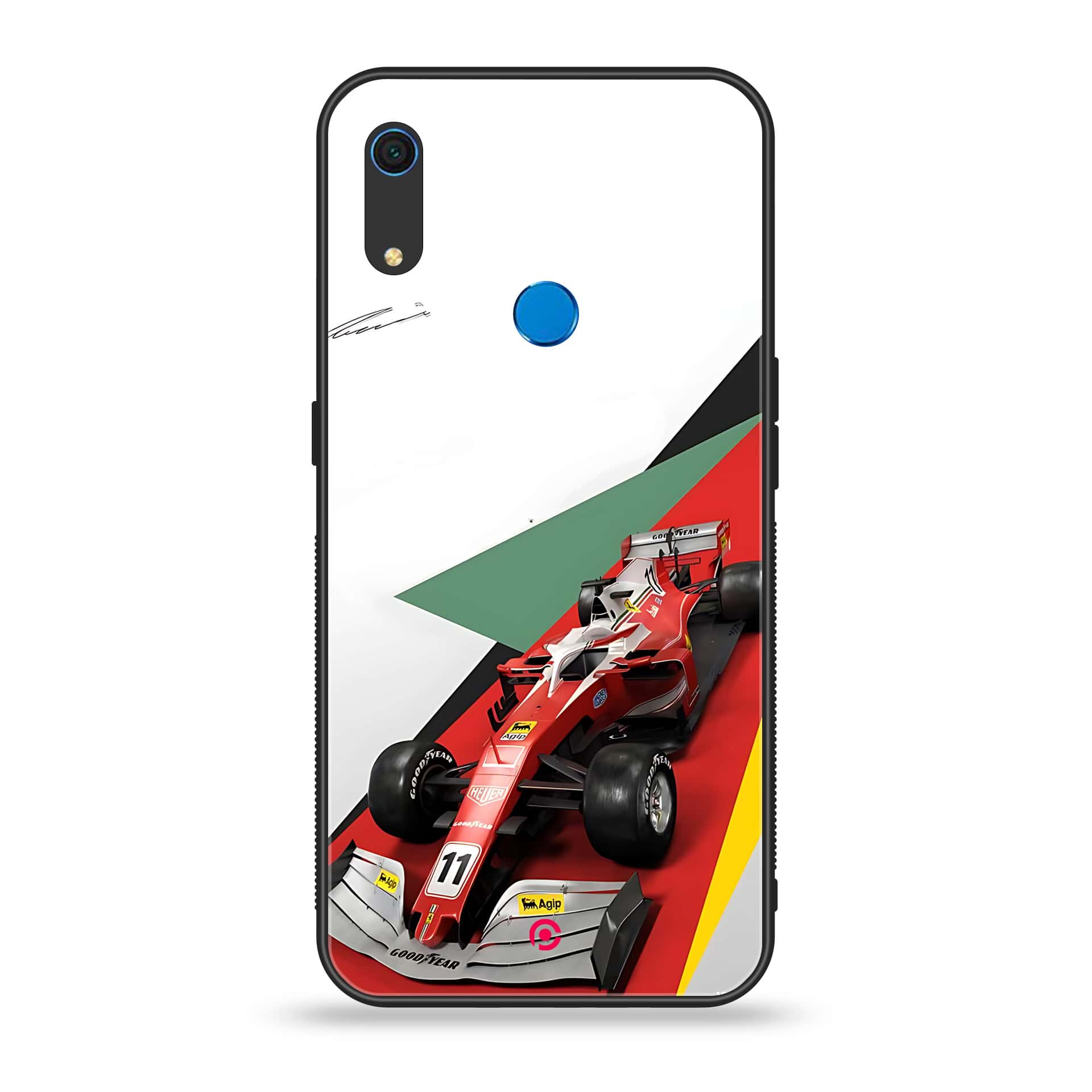 Huawei Y6s - Formula 1 Design - Premium Printed Metal soft Bumper shock Proof Case