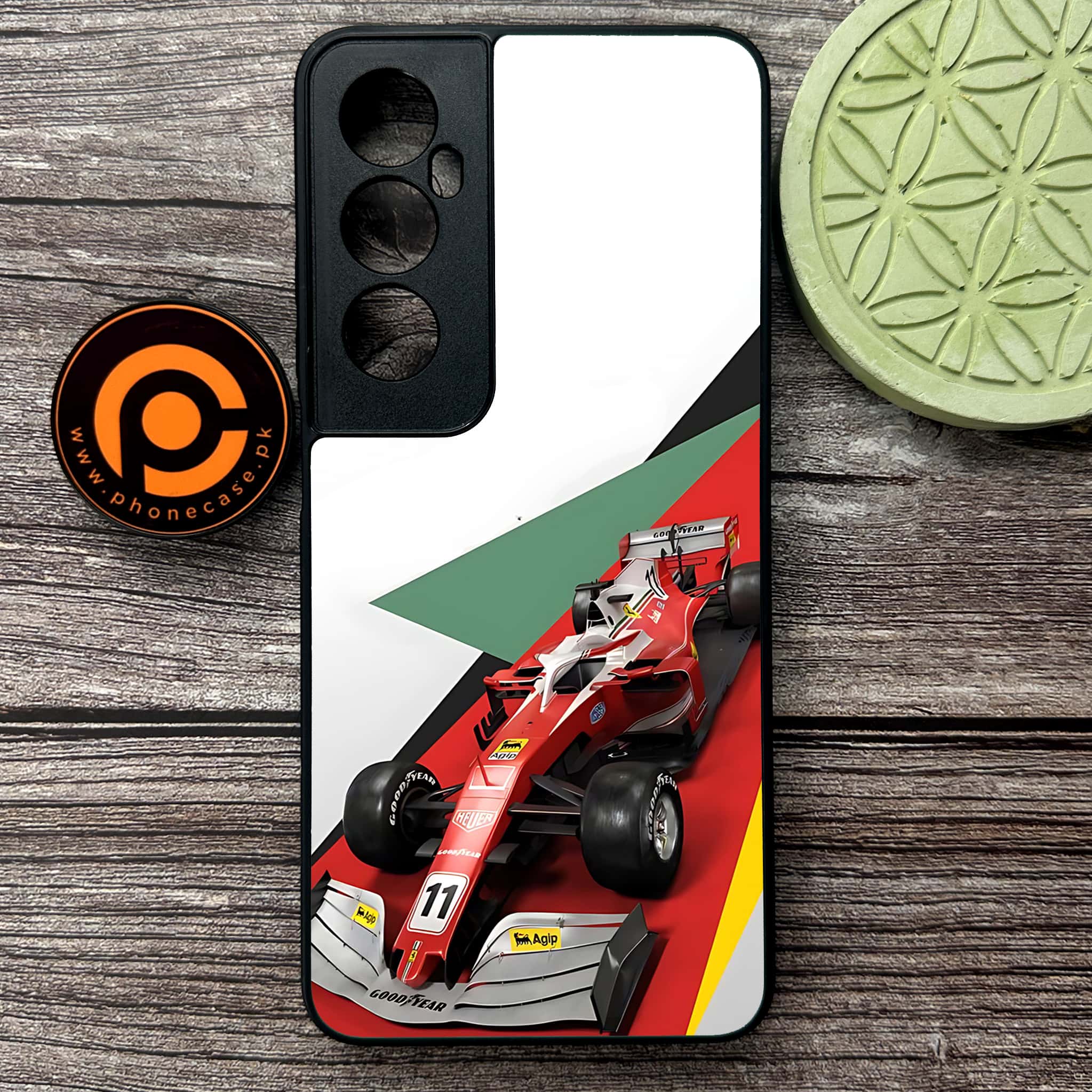 Realme C65  - Formula 1 Design Series - Premium Metal Printed soft Bumper shock Proof Case
