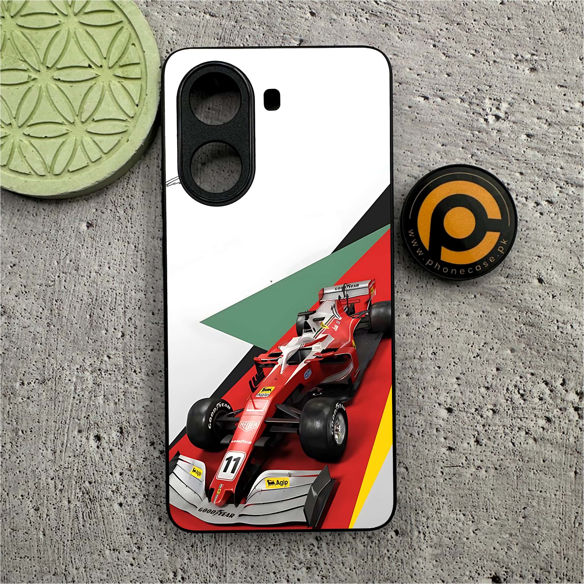 Xiaomi Poco X7 Pro 5G - Formula 1 Design Series - Premium Metal  Printed soft Bumper shock Proof Case