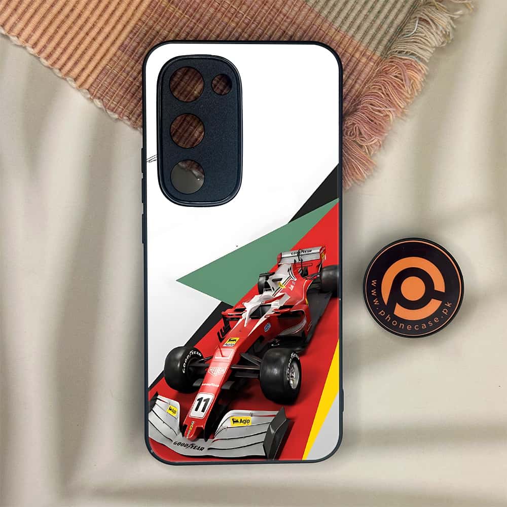 Tecno Spark 40 Pro Plus - Formula 1 Design Series - Premium Metal Printed soft Bumper shock Proof Case