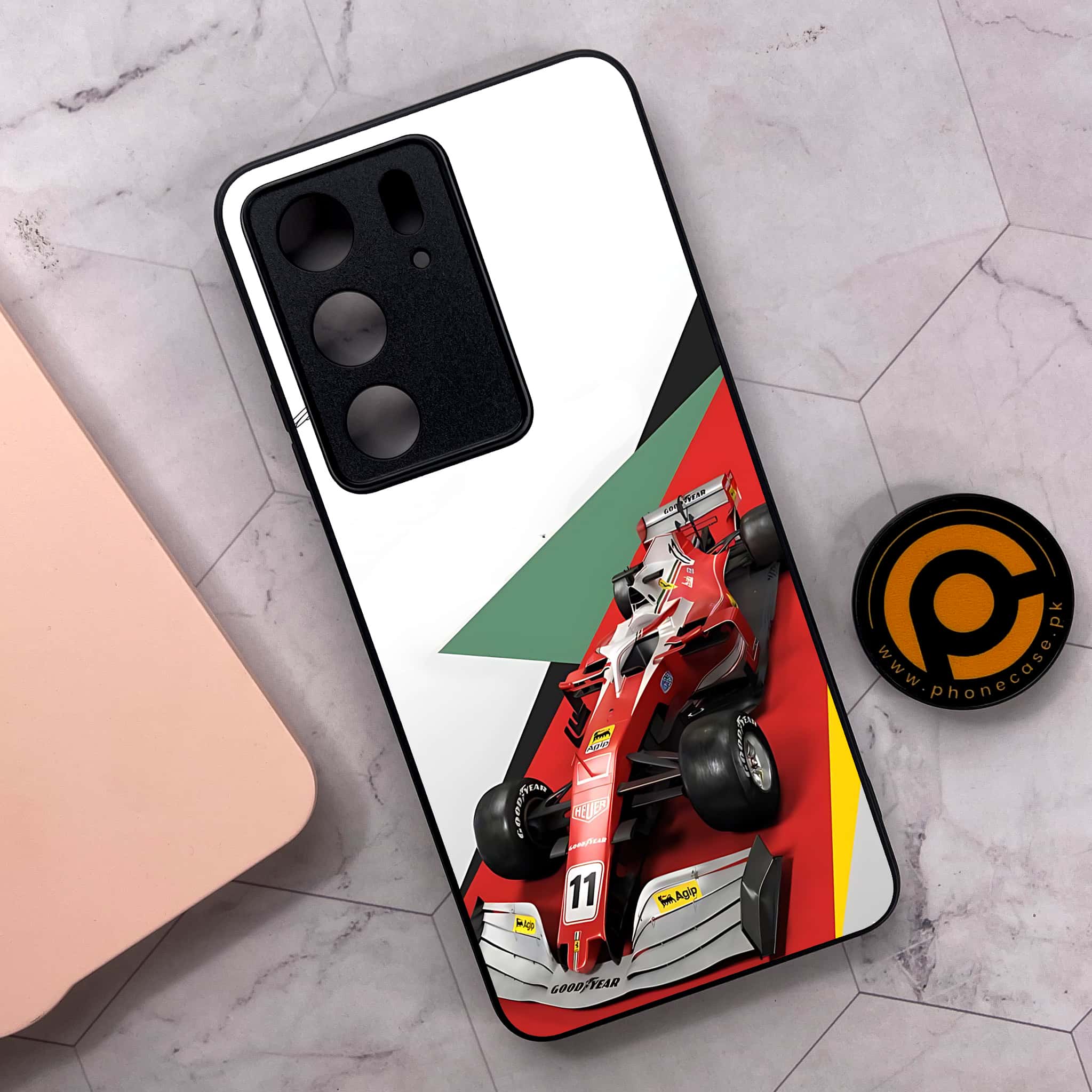Realme C75x 4G - Formula 1 Design Series - Premium Metal Printed soft Bumper shock Proof Case