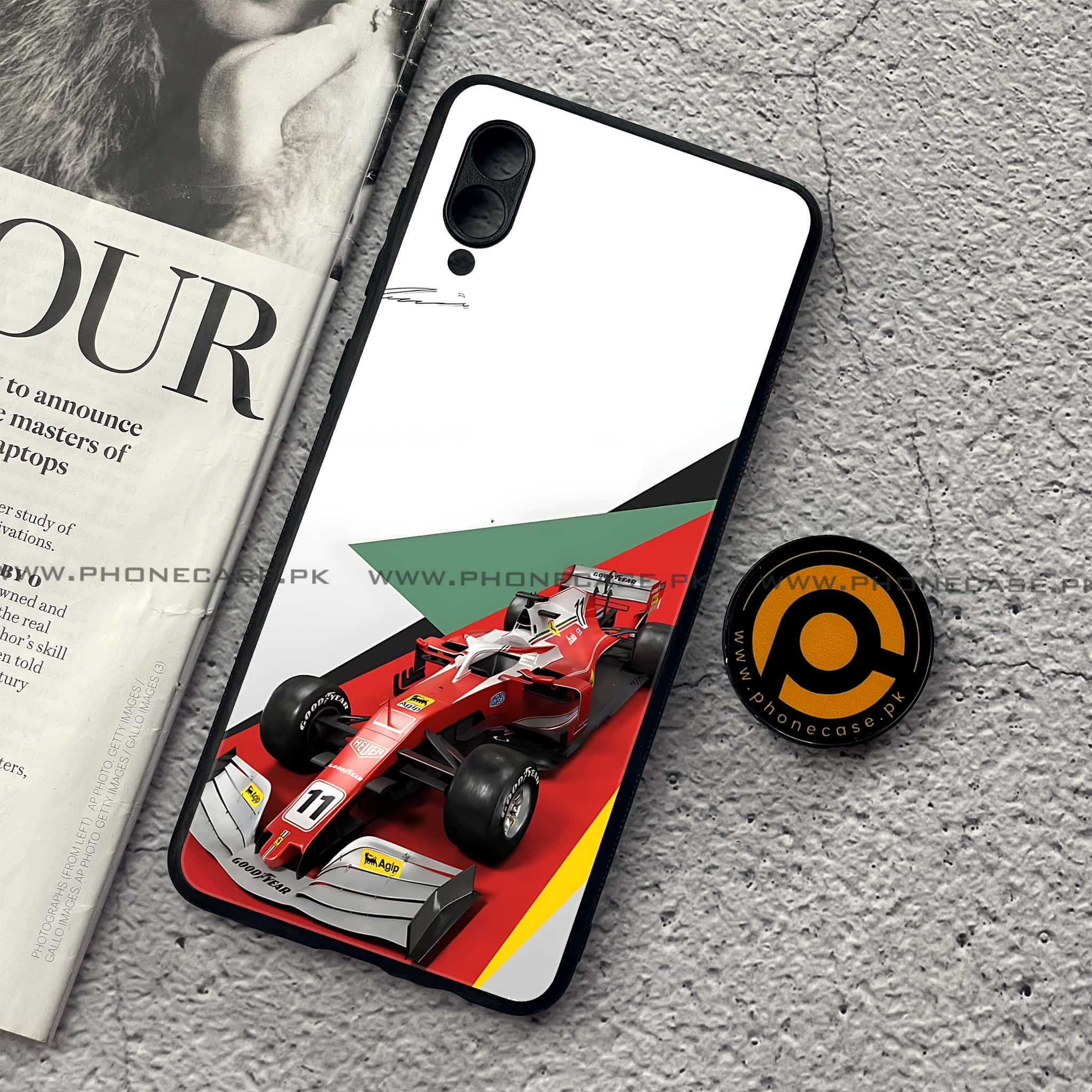 Samsung Galaxy A02 - Formula 1 Design Series - Premium Printed Metal soft Bumper shock Proof Case