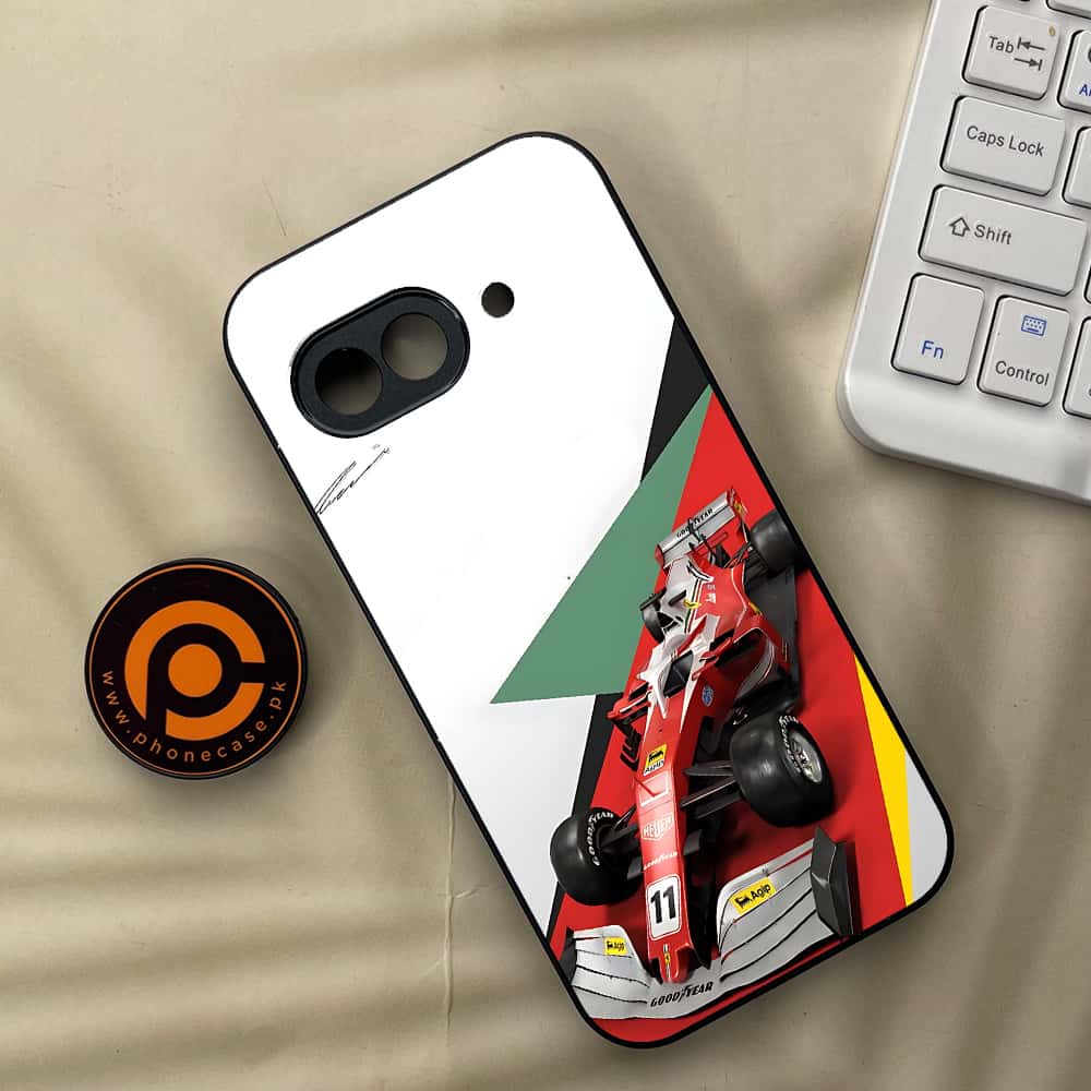 Google Pixel 9a - Formula 1 Design Series - Premium Metal Printed soft Bumper Shock Proof Case
