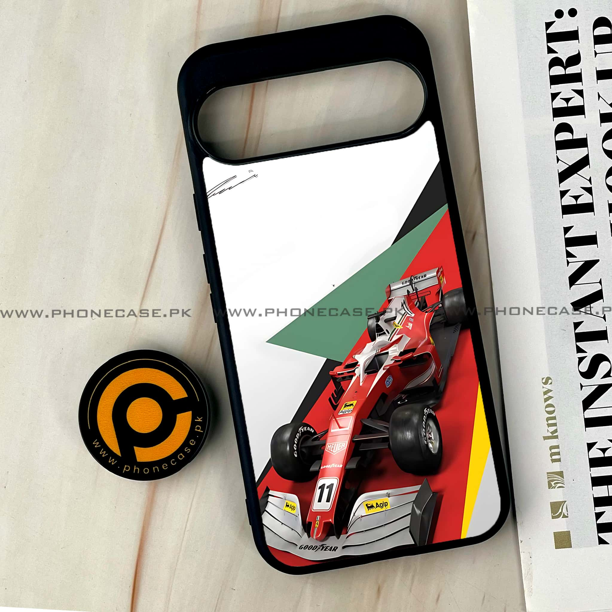 Google Pixel 9 Pro XL - Formula 1 Design Series - Premium Printed Glass soft Bumper shock Proof Case