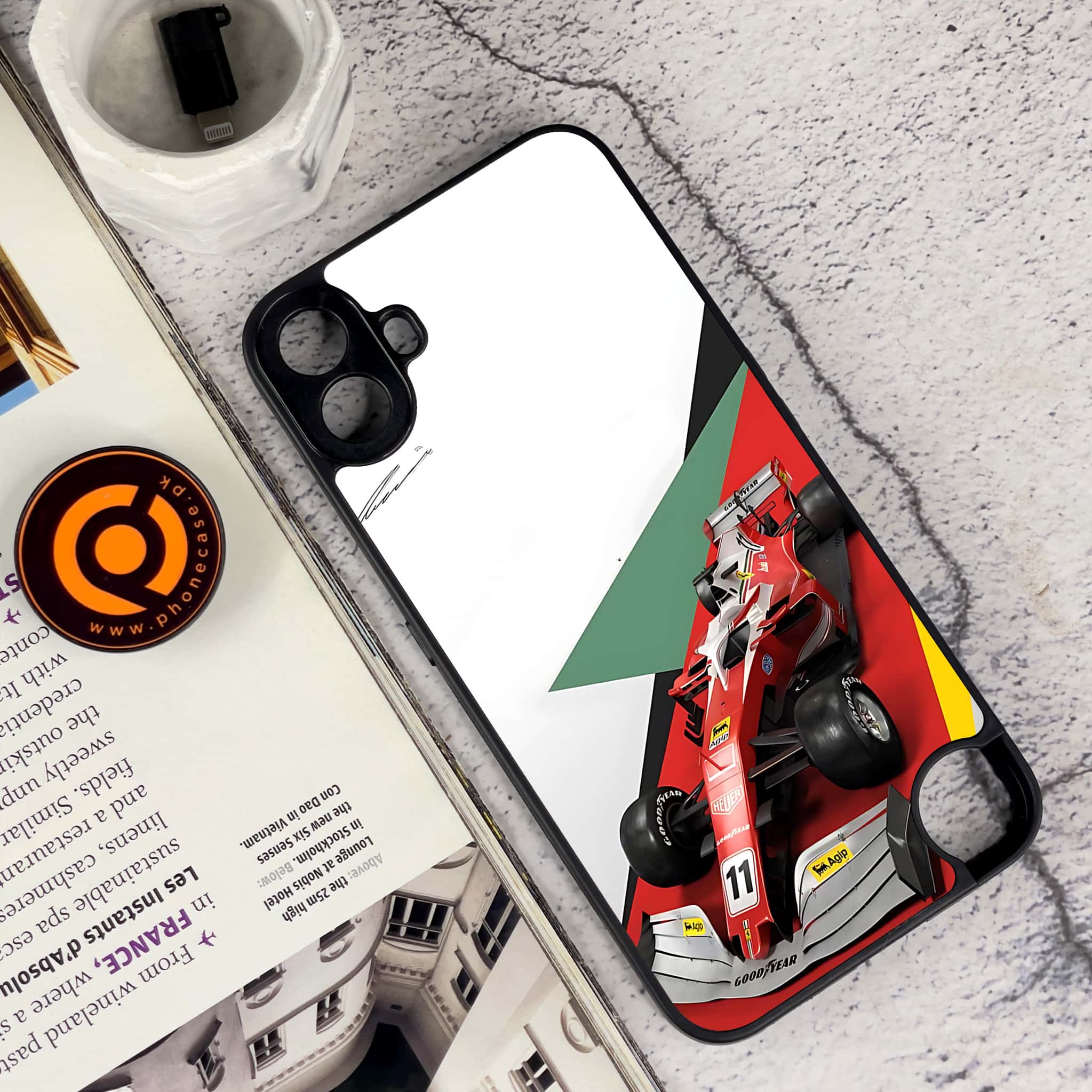 Nothing CMF Phone 1 - Formula 1 Design Series - Premium Metal Printed soft Bumper Shock Proof Case