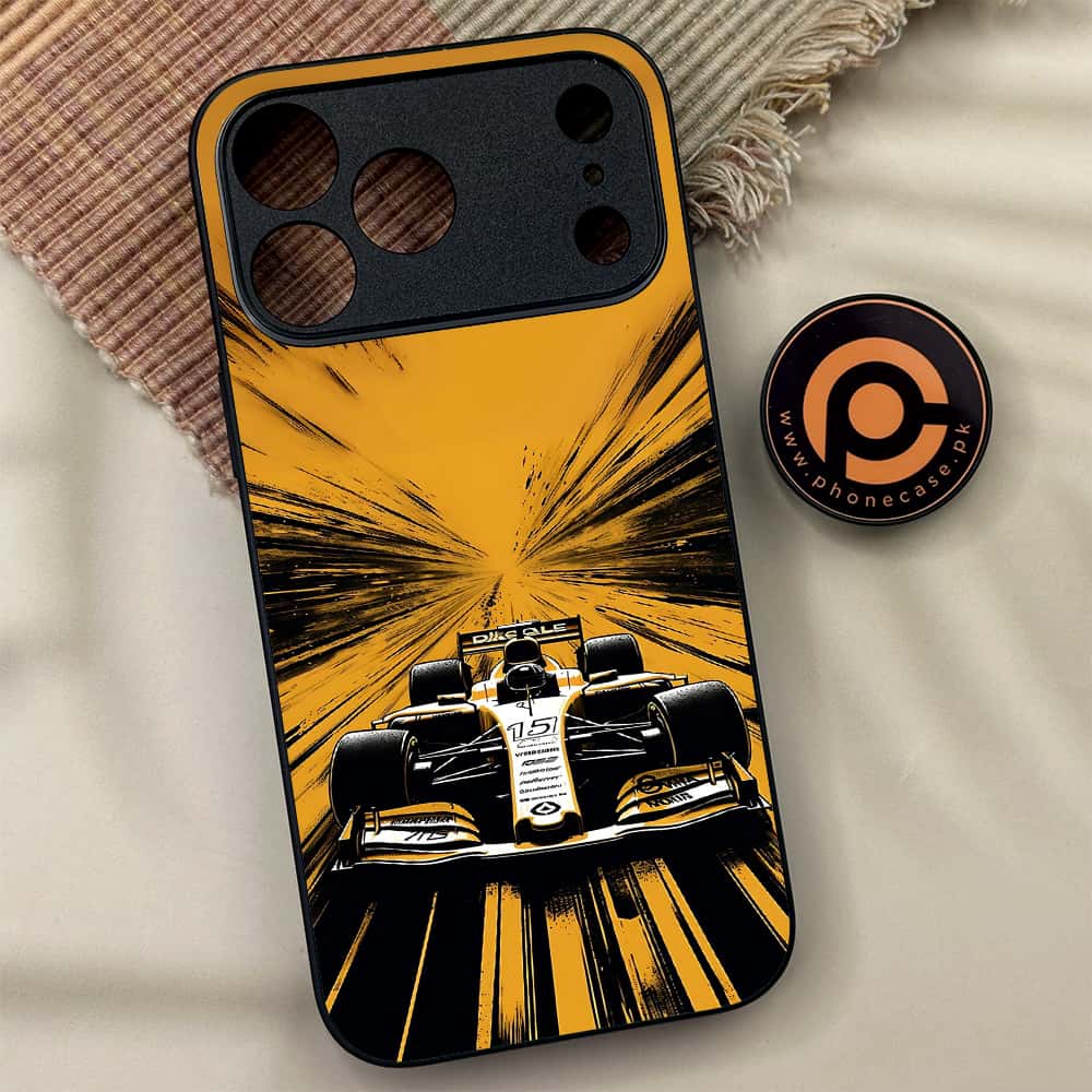 iPhone 17 Pro Max - Formula 1 Design Series - Premium Metal Printed soft Bumper shock Proof Case
