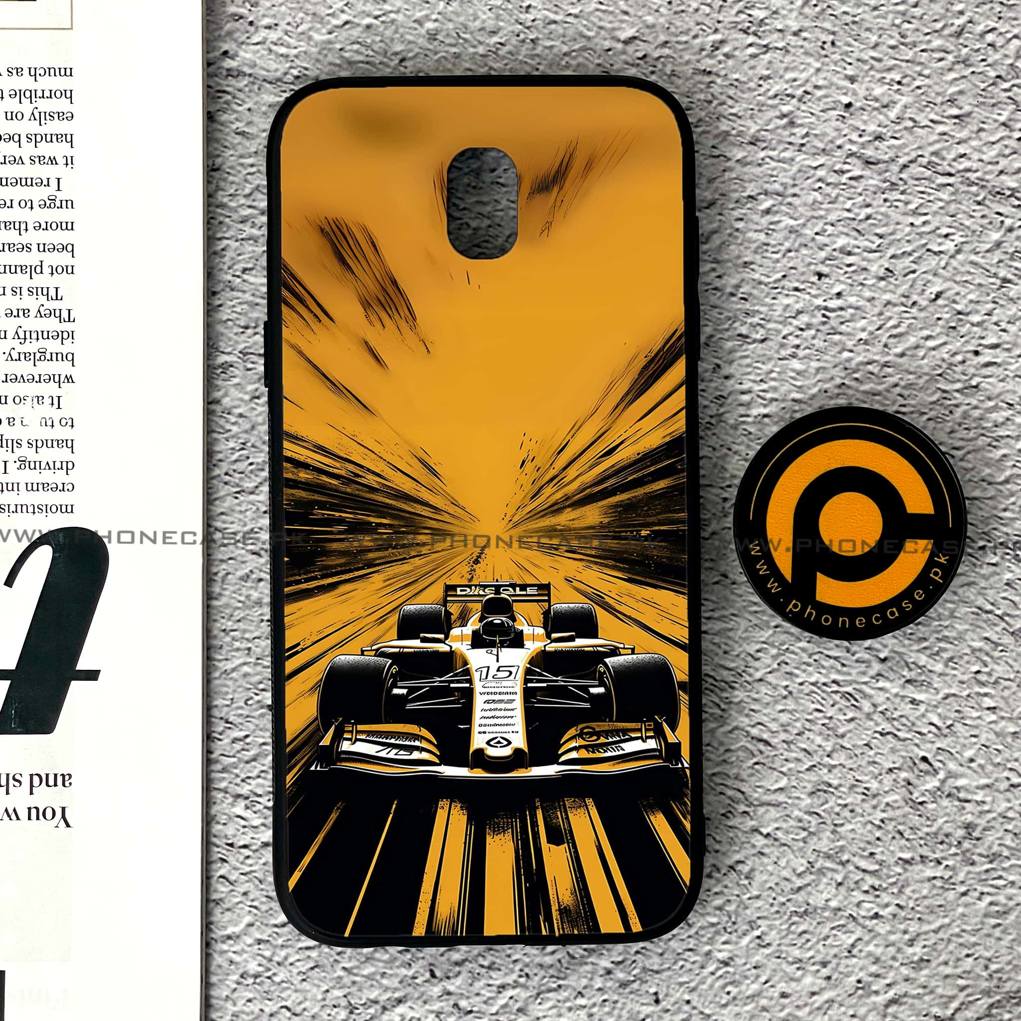 Samsung Galaxy J5 Pro 2017 - Formula 1 Design - Premium Printed Metal soft Bumper shock Proof Case