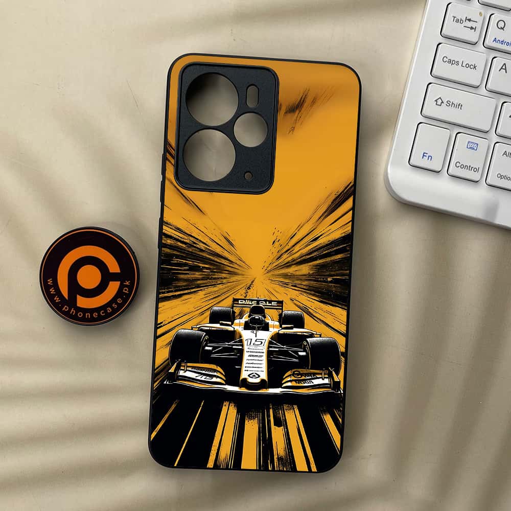 Realme 14 5G - Formula 1 Design Series - Premium Metal Printed soft Bumper Shock Proof Case