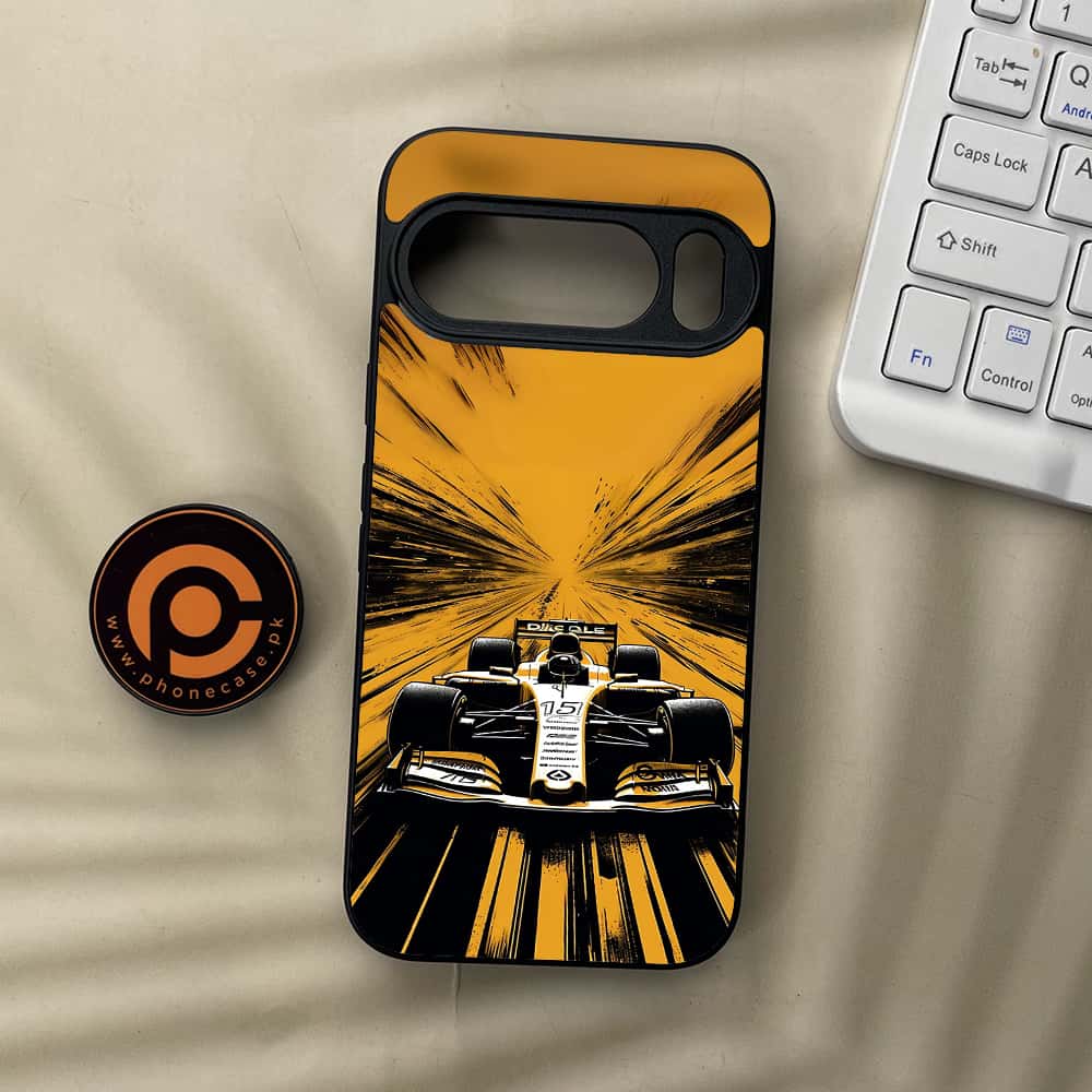 Google Pixel 10  - Formula 1 Design Series - Premium Metal Printed soft Bumper Shockof Case