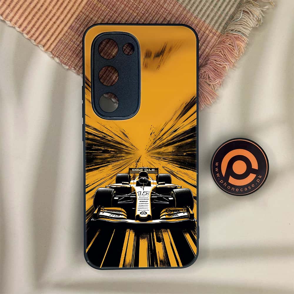 Tecno Spark 40 Pro Plus - Formula 1 Design Series - Premium Metal Printed soft Bumper shock Proof Case