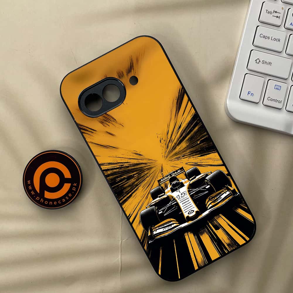Google Pixel 9a - Formula 1 Design Series - Premium Metal Printed soft Bumper Shock Proof Case