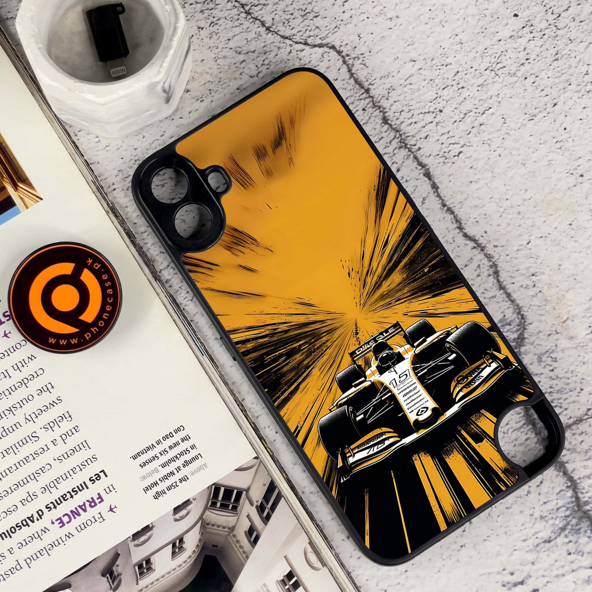 Nothing CMF Phone 1 - Formula 1 Design Series - Premium Metal Printed soft Bumper Shock Proof Case