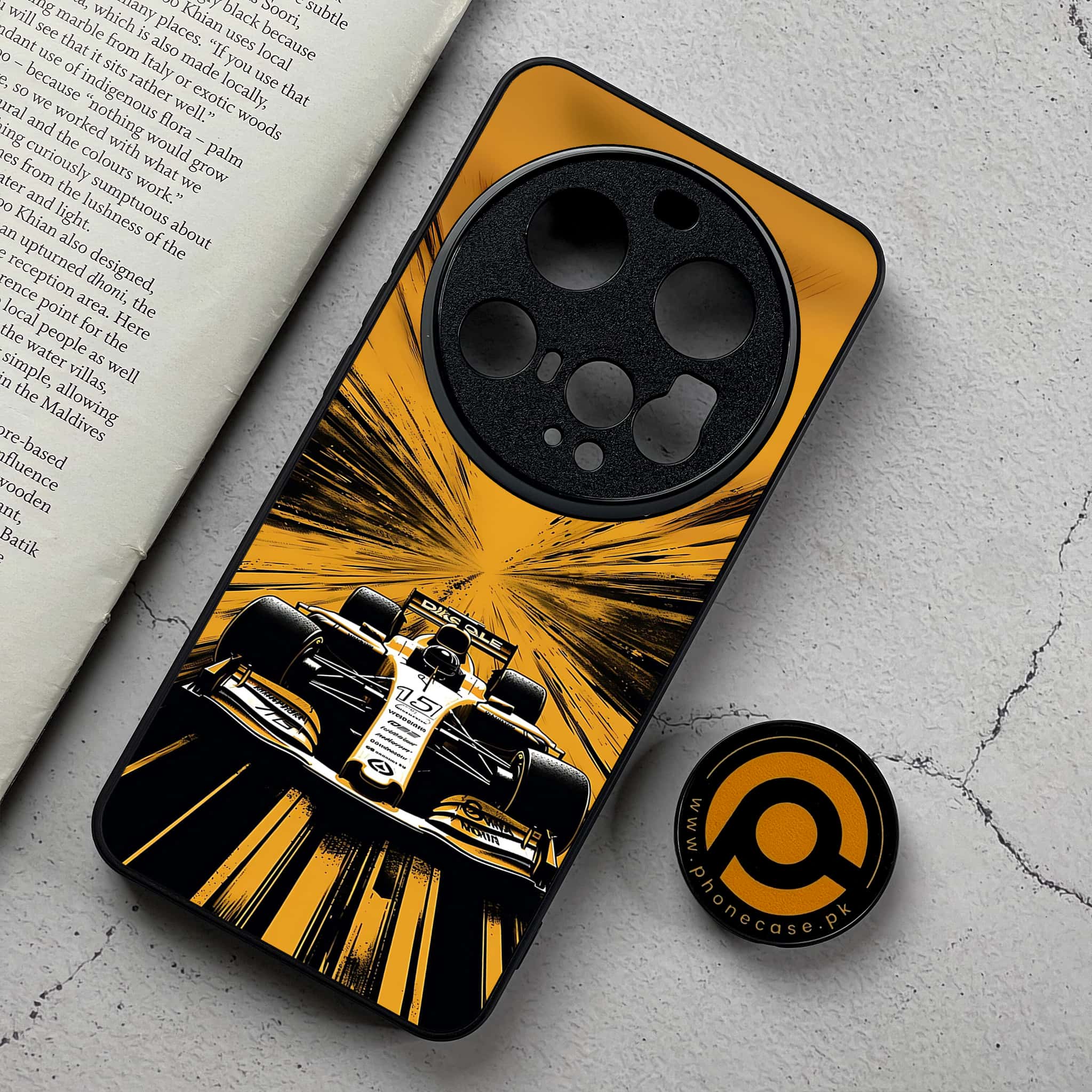 Xiaomi 15 Ultra - Formula 1 Design Series - Premium Metal Printed Soft Bumper Shockproof Case