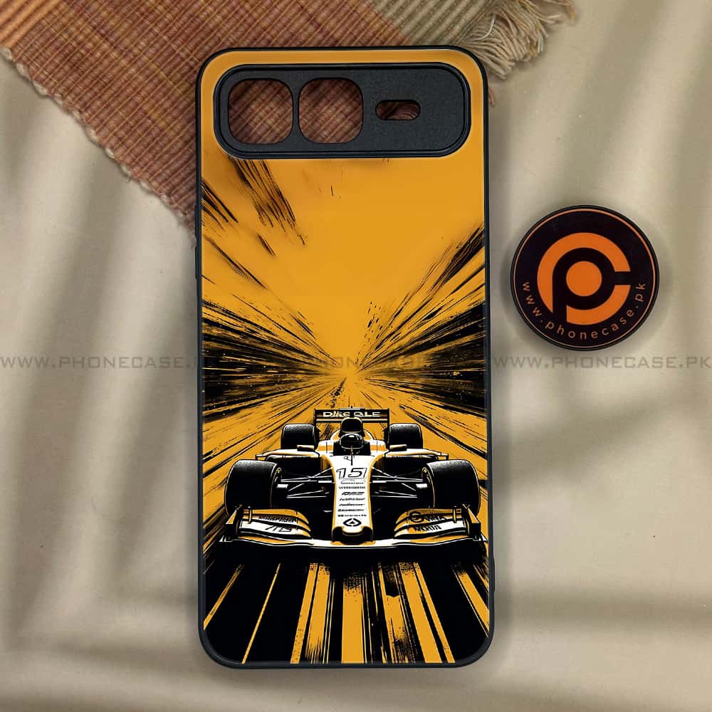 Infinix Smart 10 Plus - Formula 1 Design Series - Premium Metal Printed soft Bumper shock Proof Case