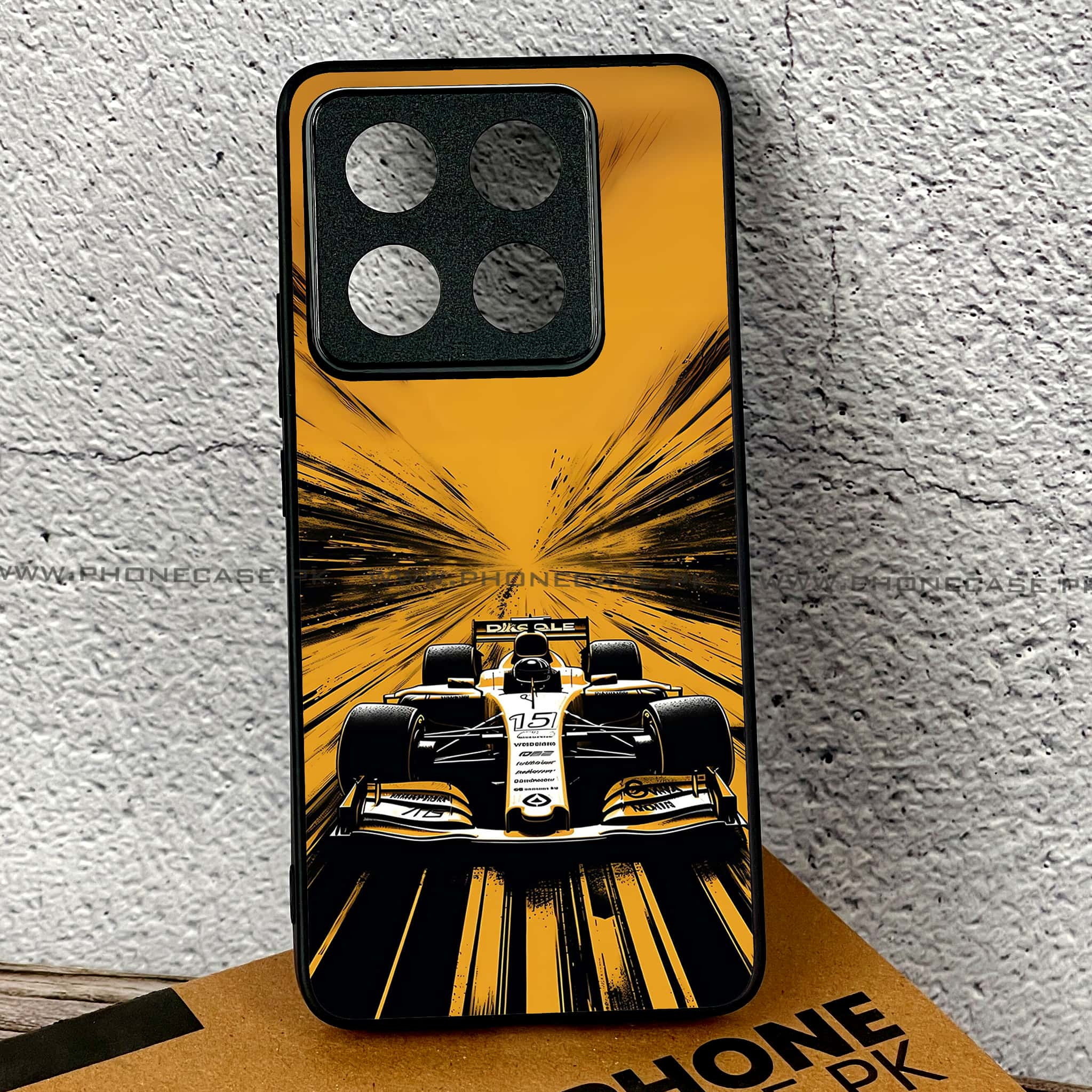 Xiaomi 14T - Formula 1 Design Series 2.0 - Premium Printed Glass soft Bumper shock Proof Case