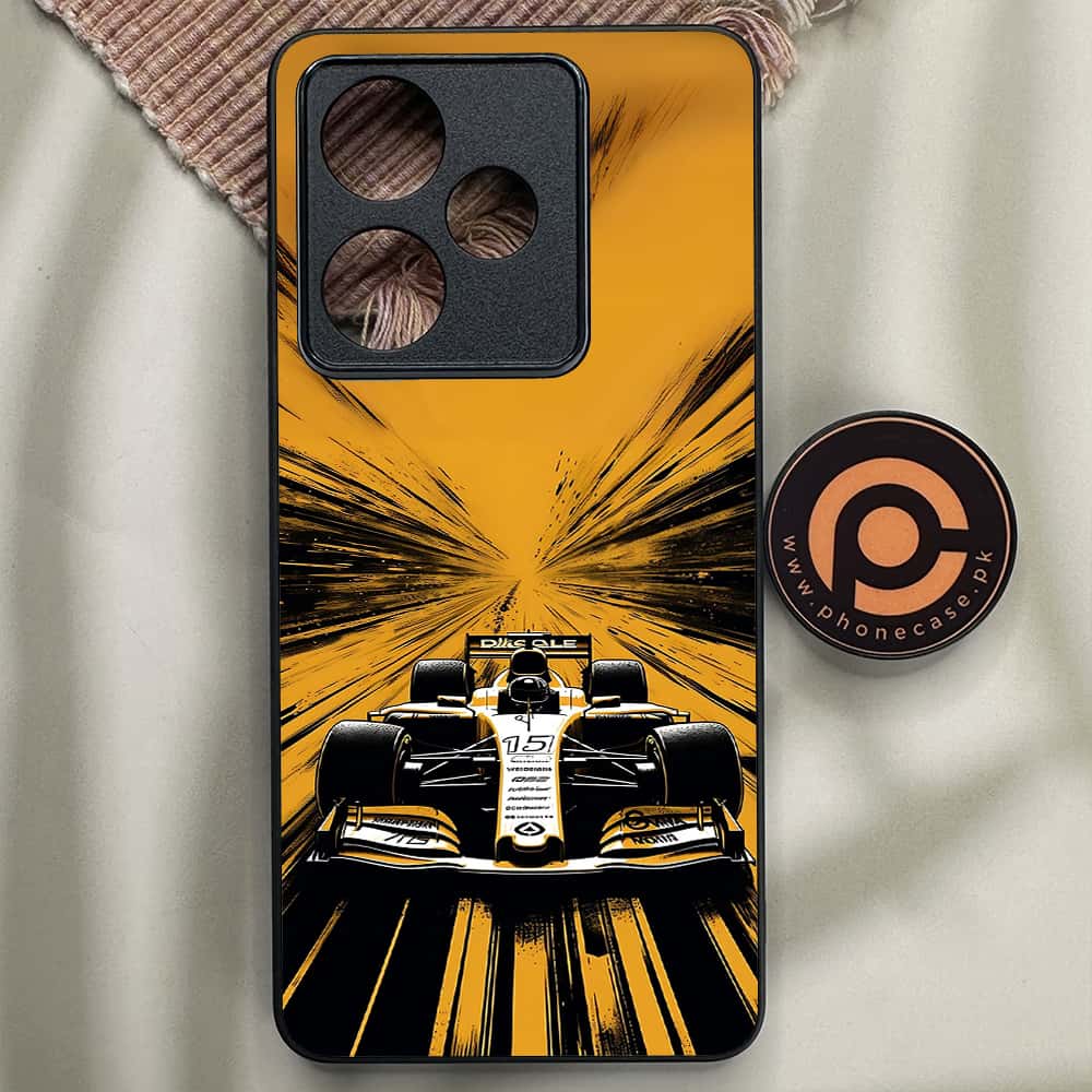 Realme GT 7T - Formula 1 Design Series - Premium Metal Printed soft Bumper shock Proof Case