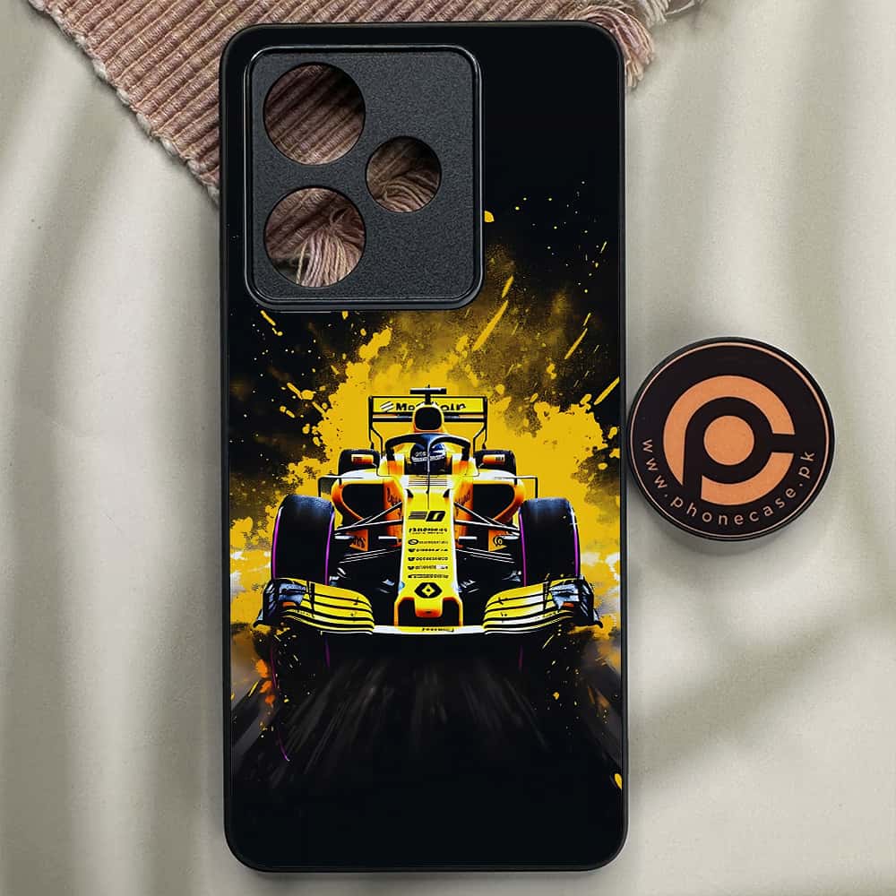 Realme GT 7T - Formula 1 Design Series - Premium Metal Printed soft Bumper shock Proof Case