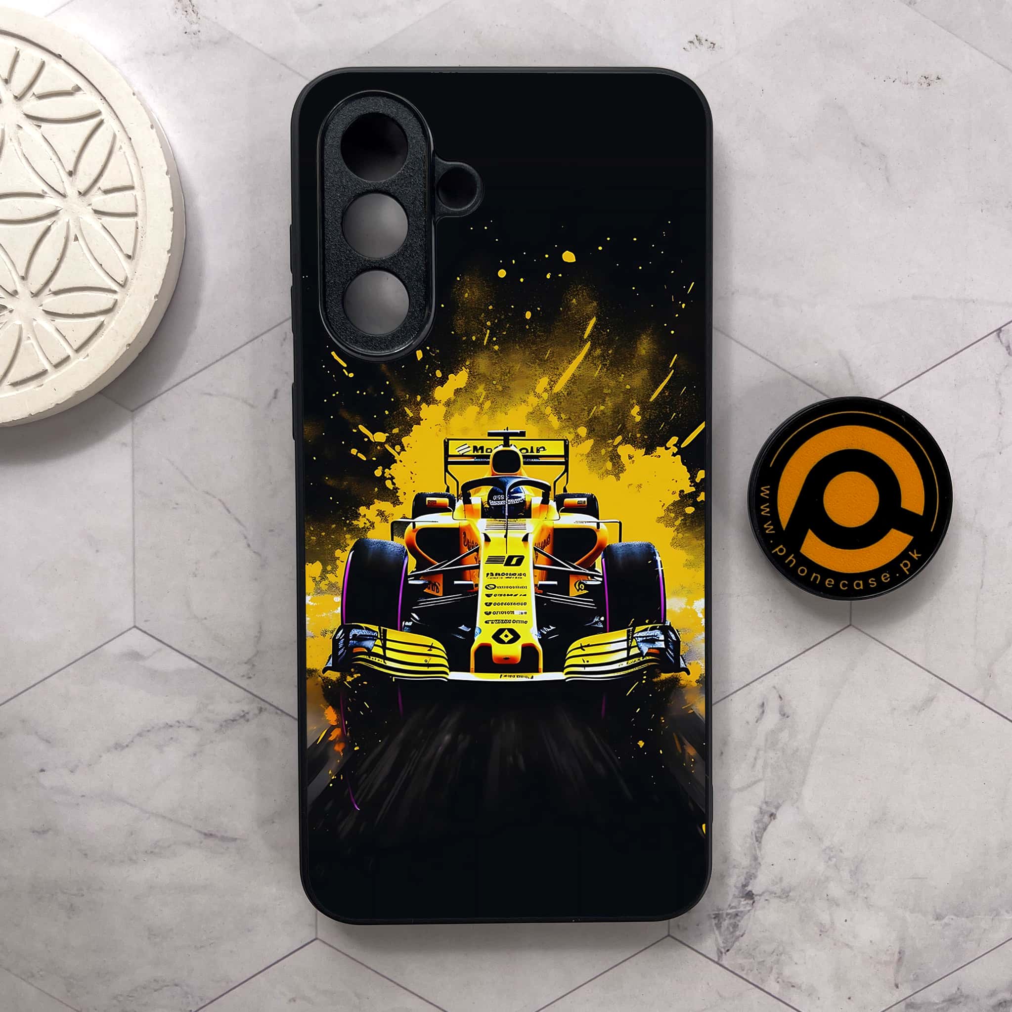 Samsung Galaxy A26 5G - Formula 1 Design Series - Premium Metal Printed soft Bumper shock Proof Case