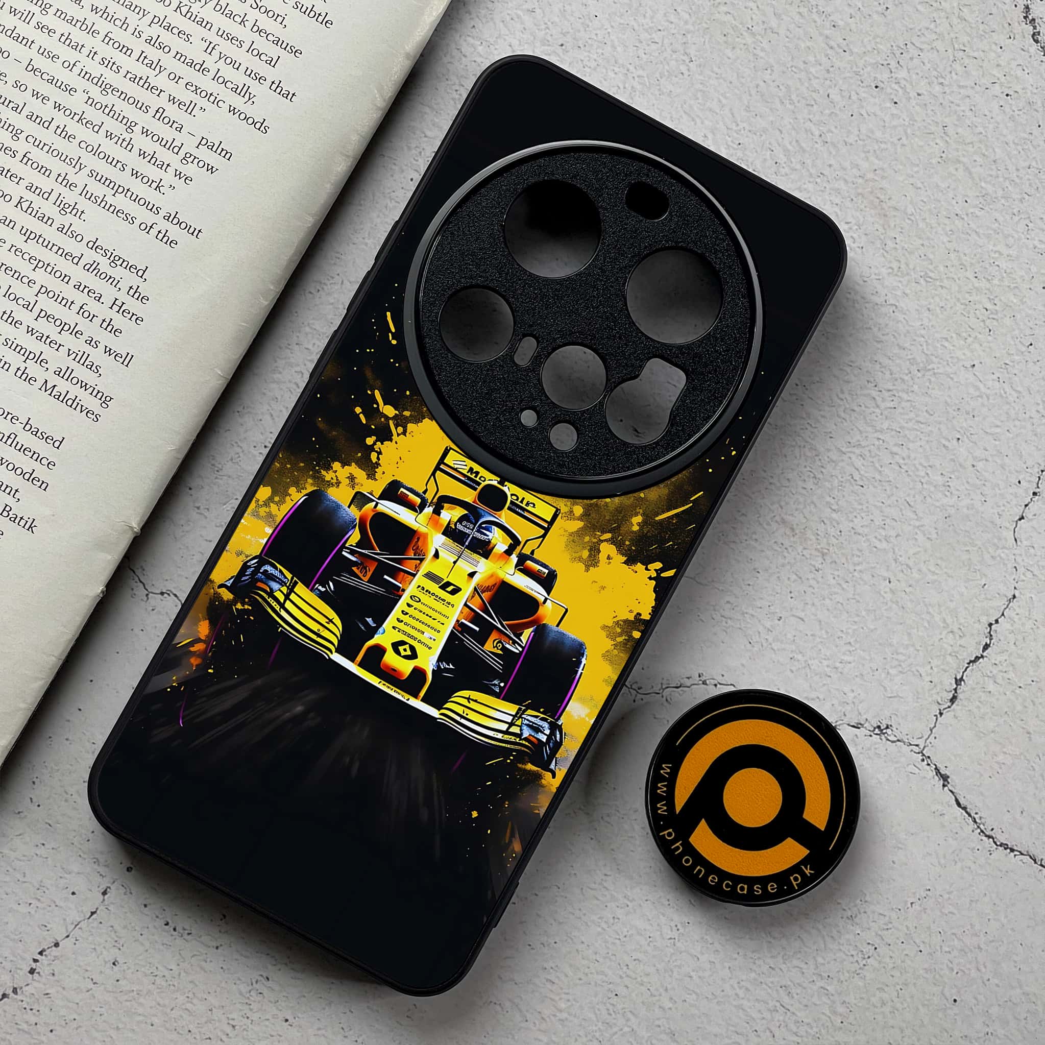 Xiaomi 15 Ultra - Formula 1 Design Series - Premium Metal Printed Soft Bumper Shockproof Case