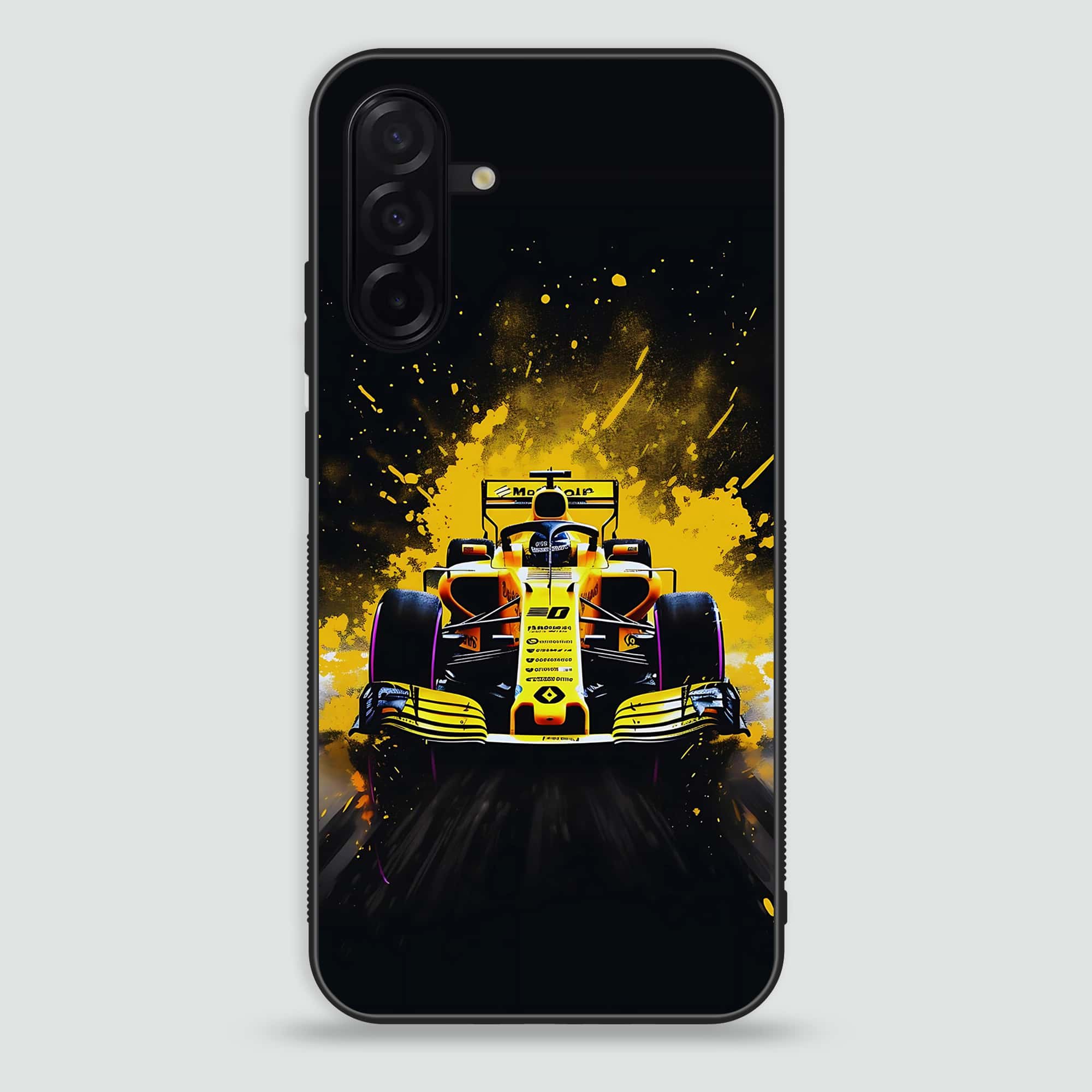 Samsung Galaxy A26 -   Formula 1 Design- Premium Printed Glass soft Bumper shock Proof Case