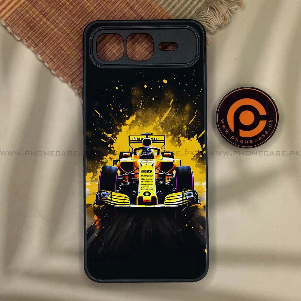 Infinix Smart 10 Plus - Formula 1 Design Series - Premium Metal Printed soft Bumper shock Proof Case