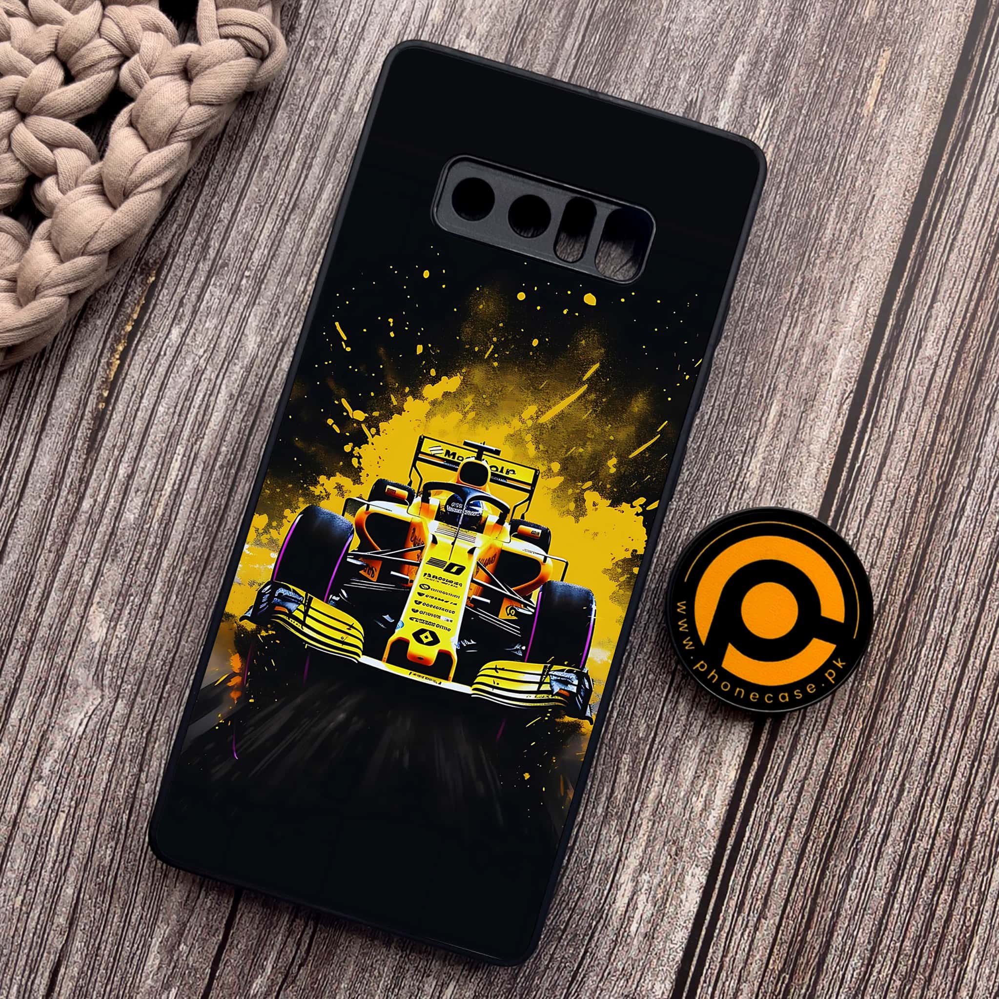 Samsung Galaxy Note 8 - Formula 1 Design Series - Premium Metal Printed soft Bumper shock Proof Case