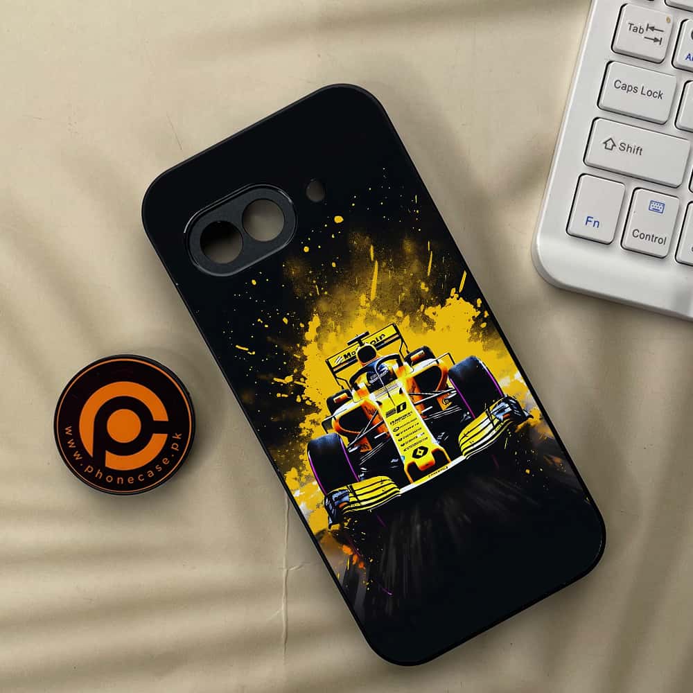 Google Pixel 9a - Formula 1 Design Series - Premium Metal Printed soft Bumper Shock Proof Case