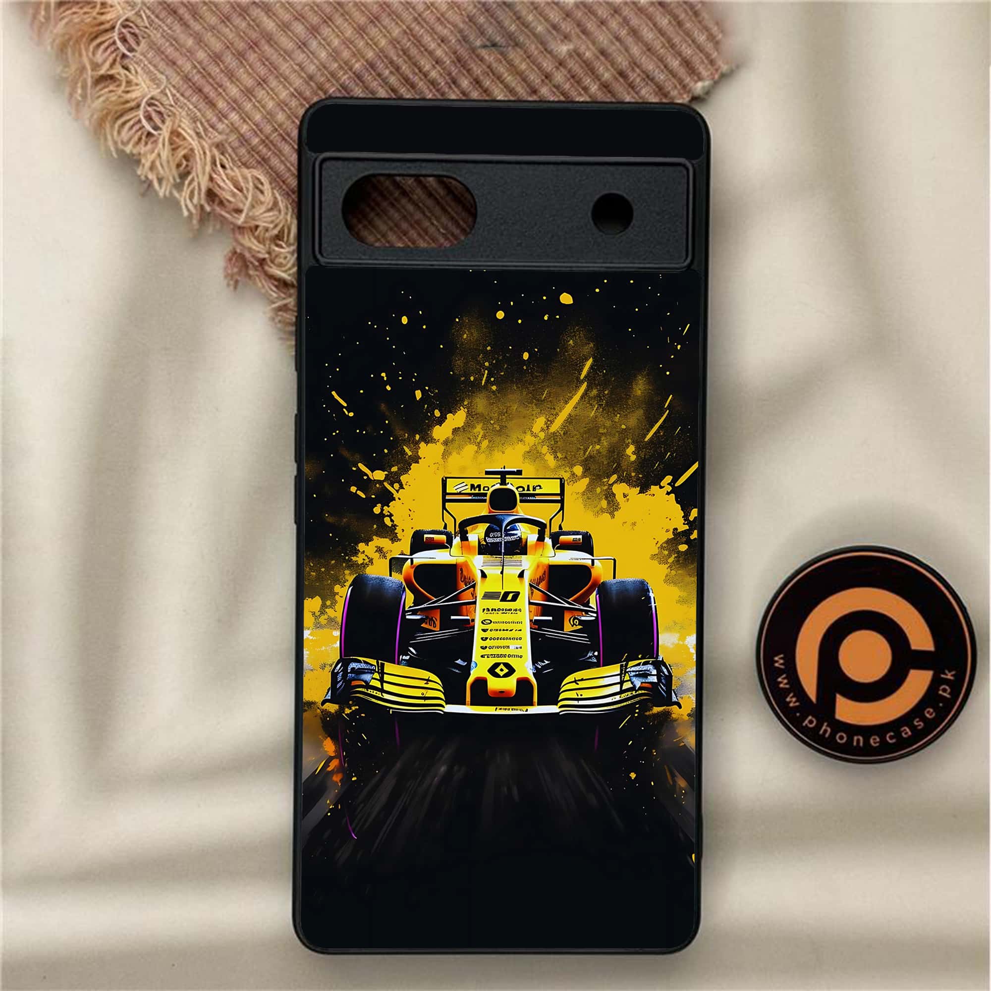 Google Pixel 6A - Formula 1 Design - Premium Metal Printed soft Bumper Shock Proof Case