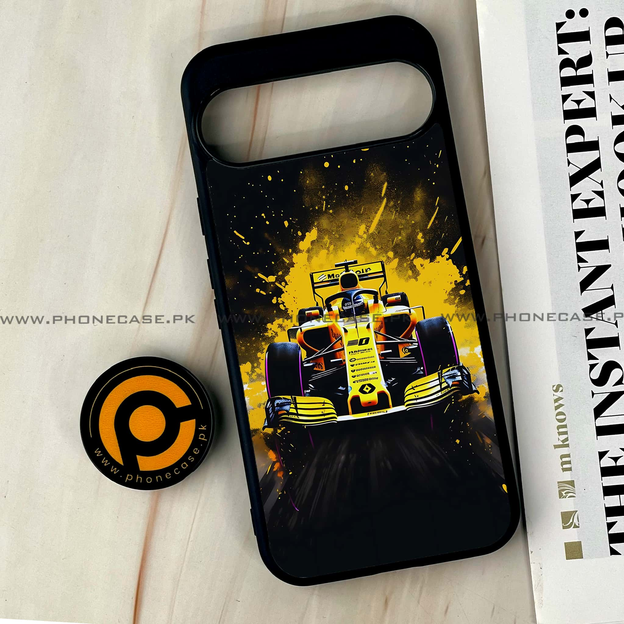 Google Pixel 9 Pro XL - Formula 1 Design Series - Premium Printed Glass soft Bumper shock Proof Case