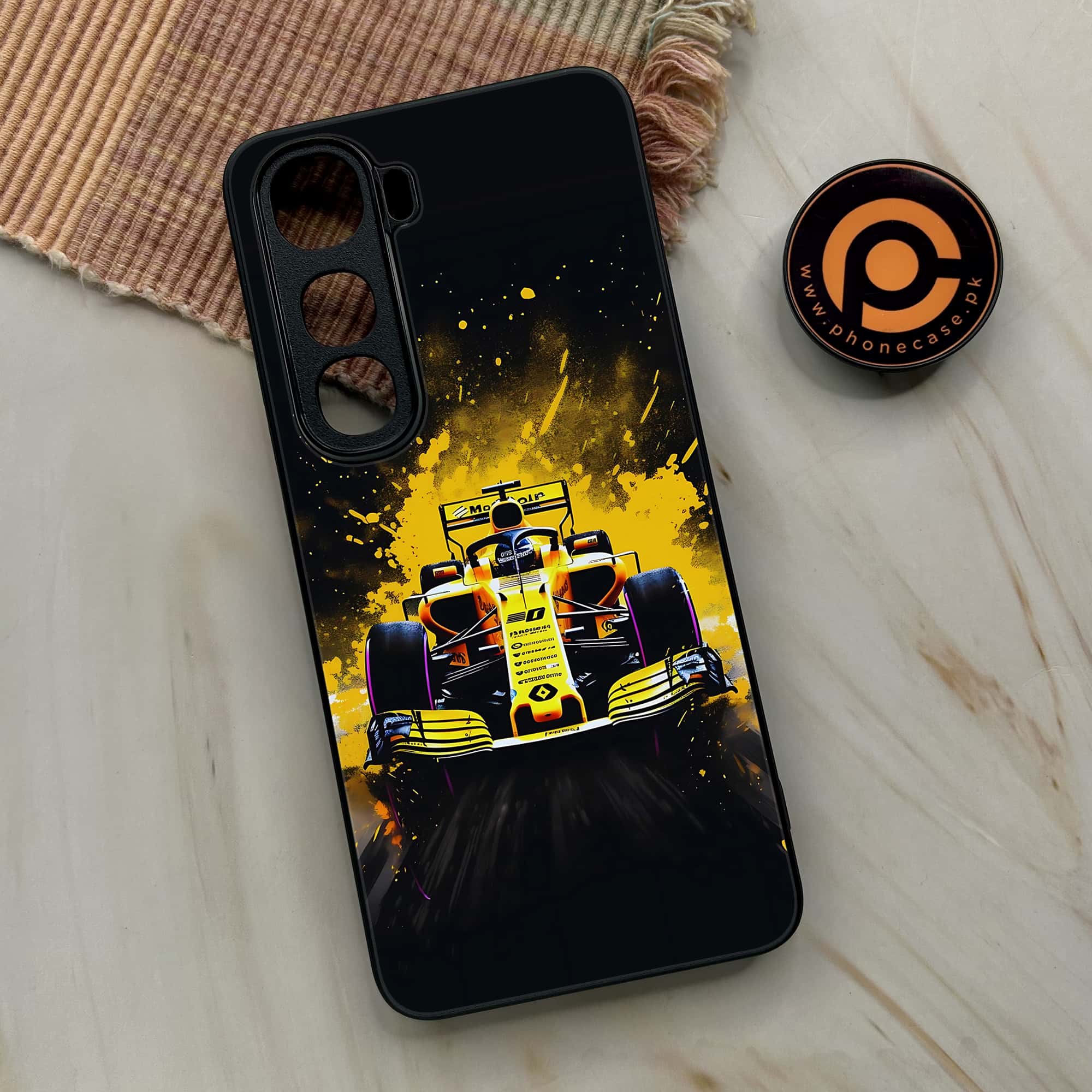 Vivo Y400 - Formula 1 Design Series - Premium Metal Printed soft Bumper shock Proof Case