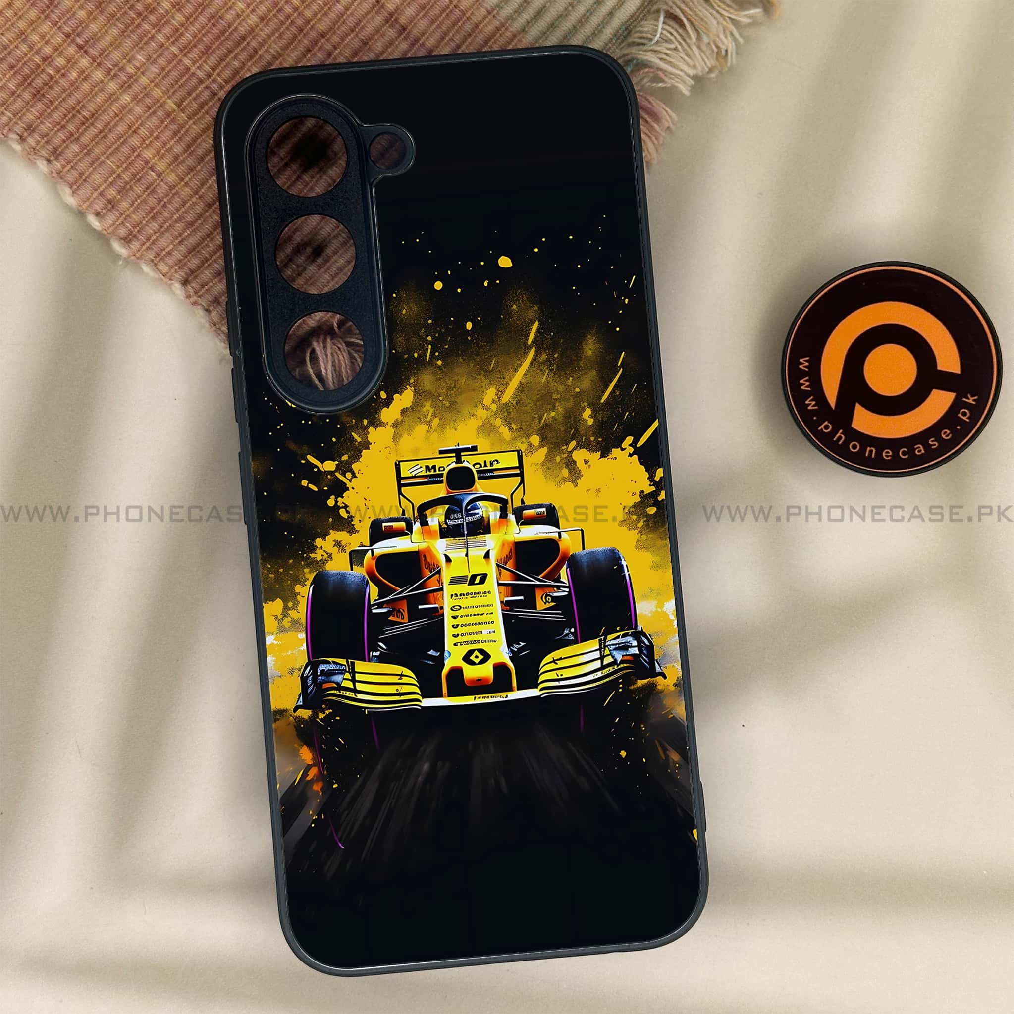 Tecno Spark 40 Pro - Formula 1 Design Series - Premium Metal Printed soft Bumper shock Proof Case