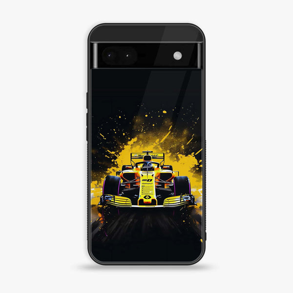 Google Pixel 6A - Formula 1 Design 5 - Premium Printed Glass soft Bumper shock Proof Case CS-18158