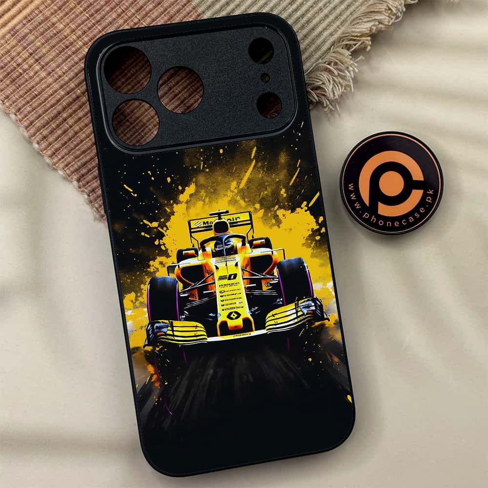 iPhone 17 Pro Max - Formula 1 Design Series - Premium Metal Printed soft Bumper shock Proof Case