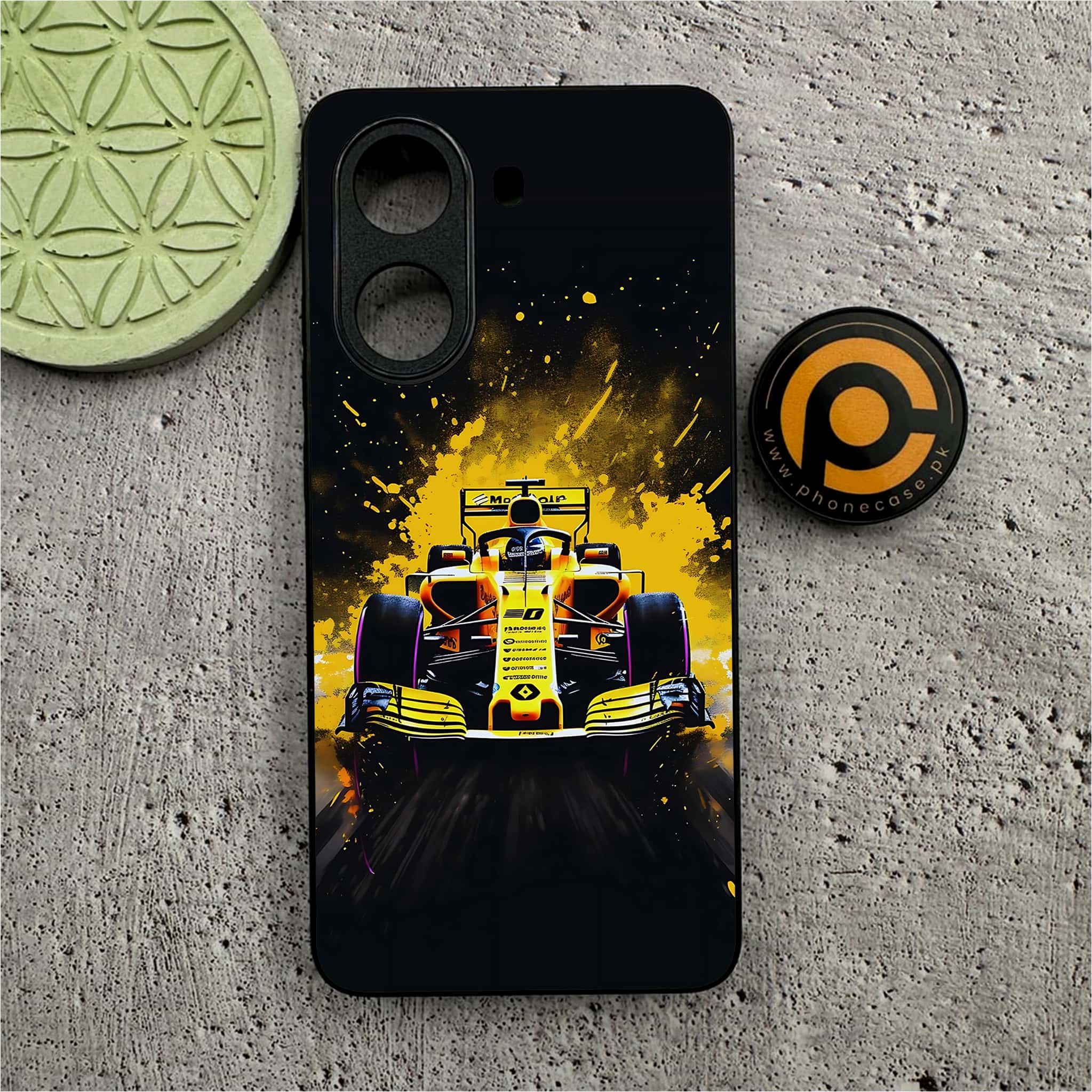 Xiaomi Poco X7 Pro 5G - Formula 1 Design Series - Premium Metal  Printed soft Bumper shock Proof Case