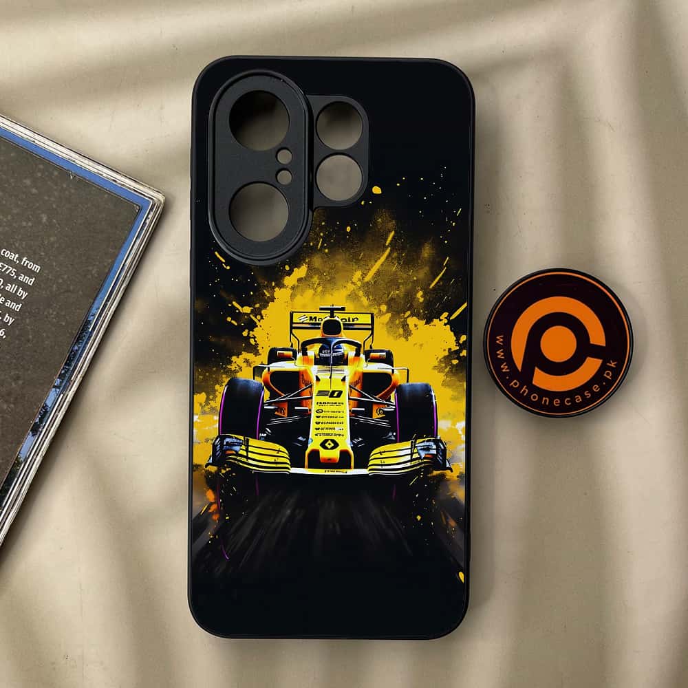 Vivo X200 FE - Formula 1 Design Series - Premium Metal Printed soft Bumper Shock Proof Case