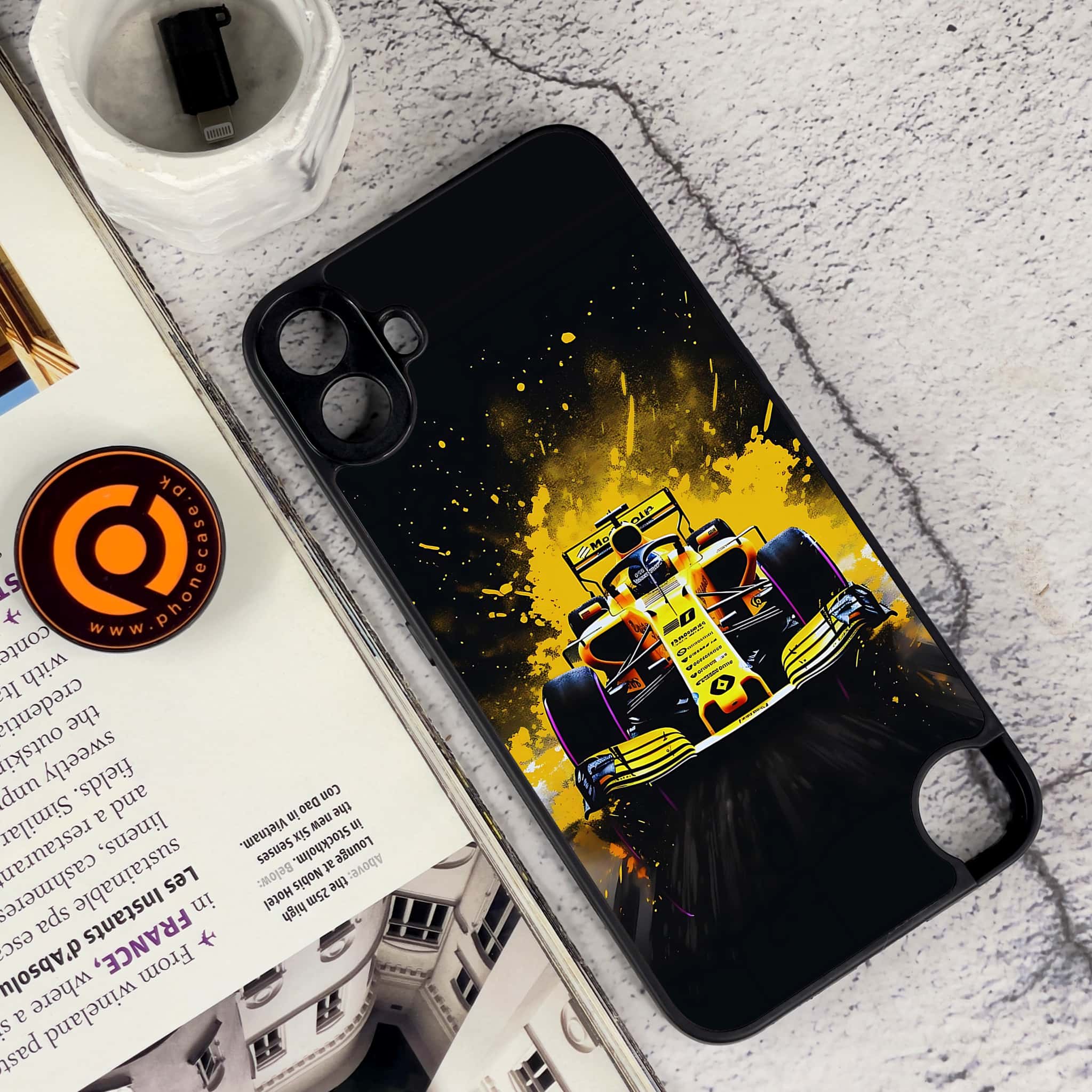 Nothing CMF Phone 1 - Formula 1 Design Series - Premium Metal Printed soft Bumper Shock Proof Case