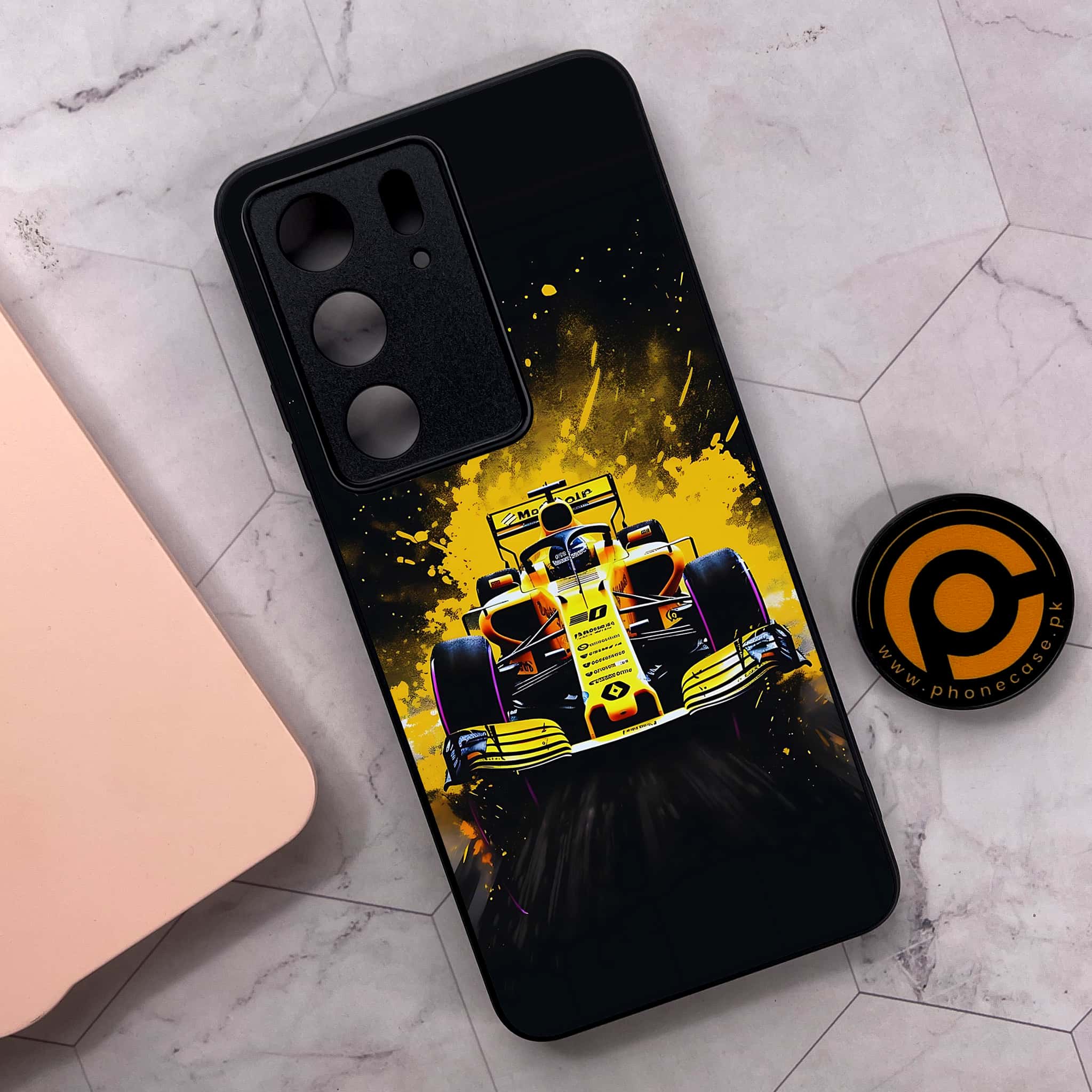 Realme C75x 4G - Formula 1 Design Series - Premium Metal Printed soft Bumper shock Proof Case
