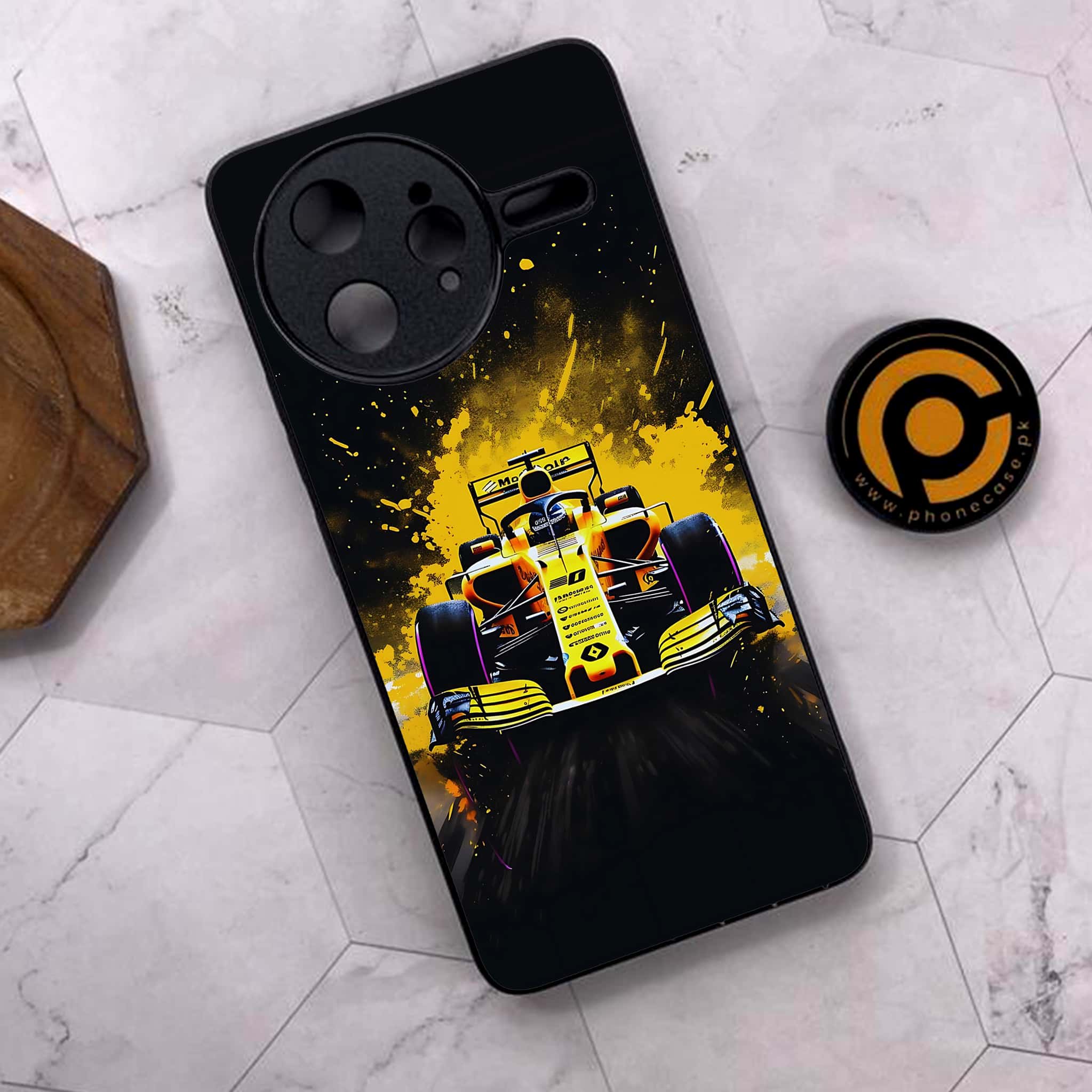 Xiaomi Poco F7 Ultra 5G - Formula 1 Design Series - Premium Metal Printed soft Bumper shock Proof Case