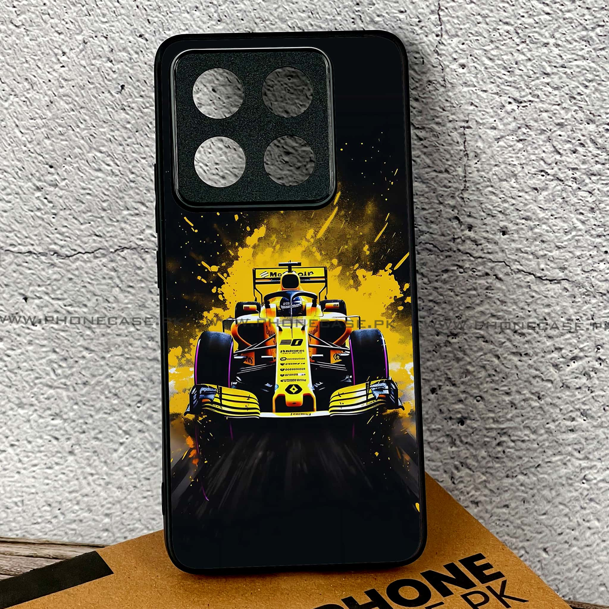 Xiaomi 14T Pro - Formula 1 Design - Premium Printed Glass soft Bumper shock Proof Case