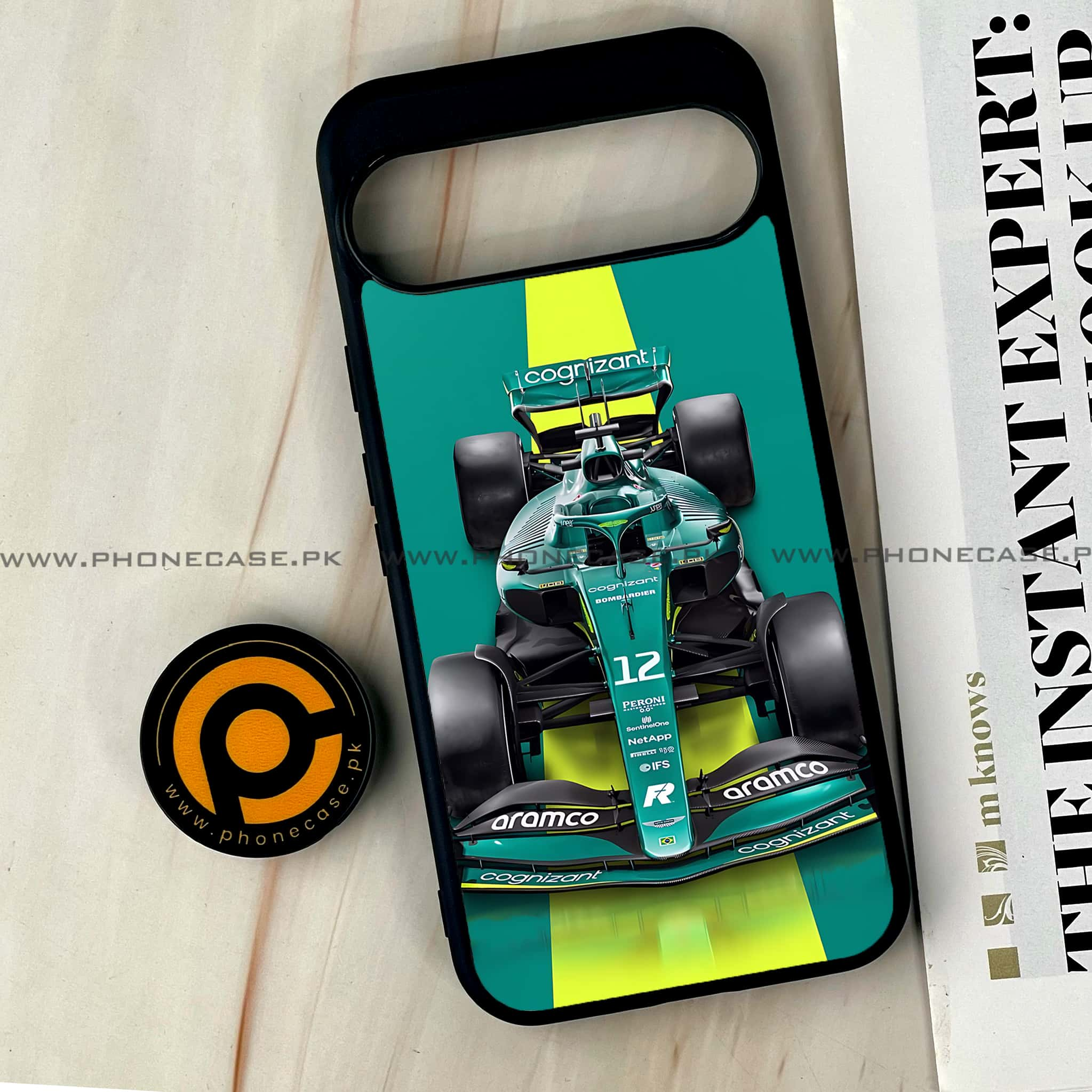 Google Pixel 9 Pro XL - Formula 1 Design Series - Premium Printed Glass soft Bumper shock Proof Case