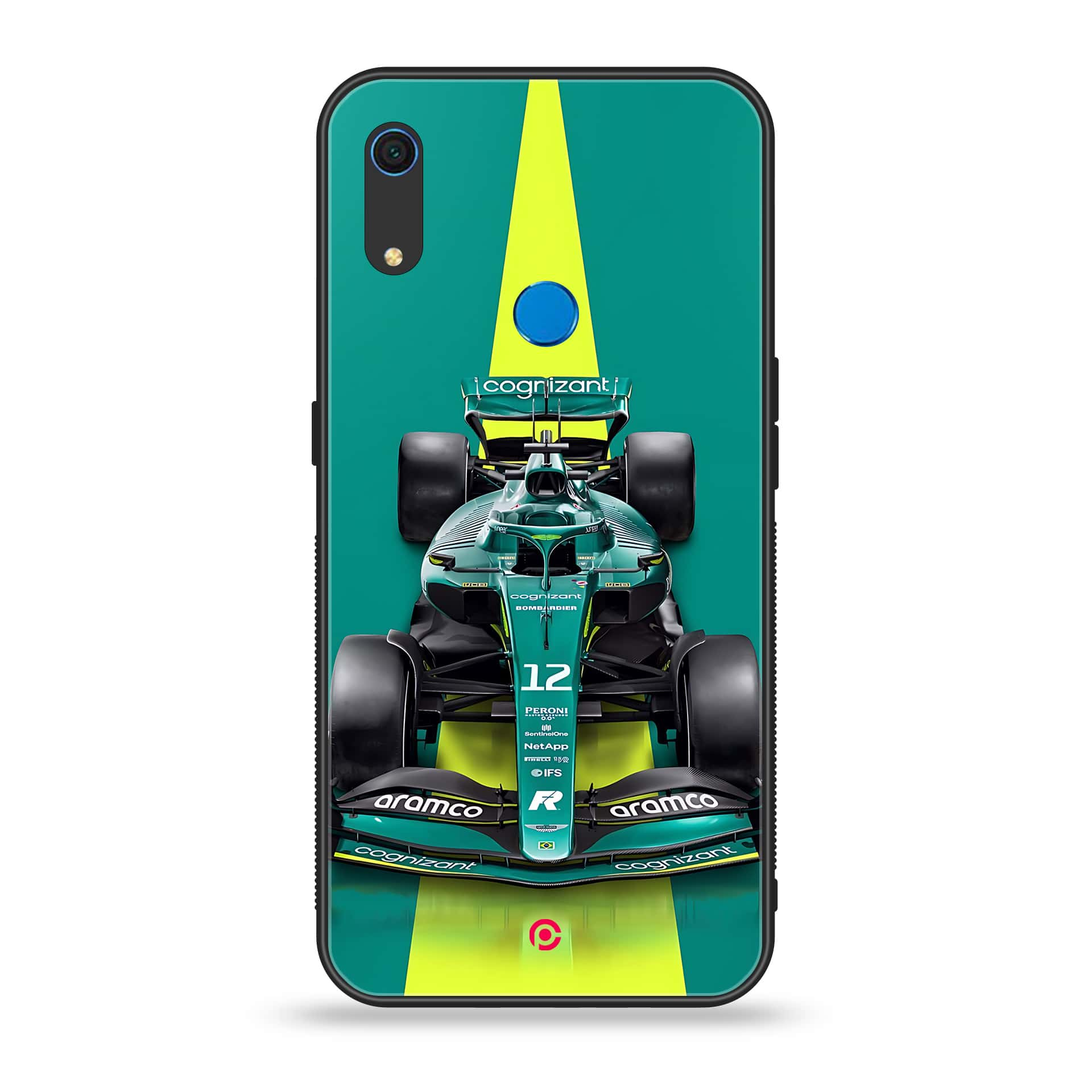 Huawei Y6s - Formula 1 Design - Premium Printed Metal soft Bumper shock Proof Case